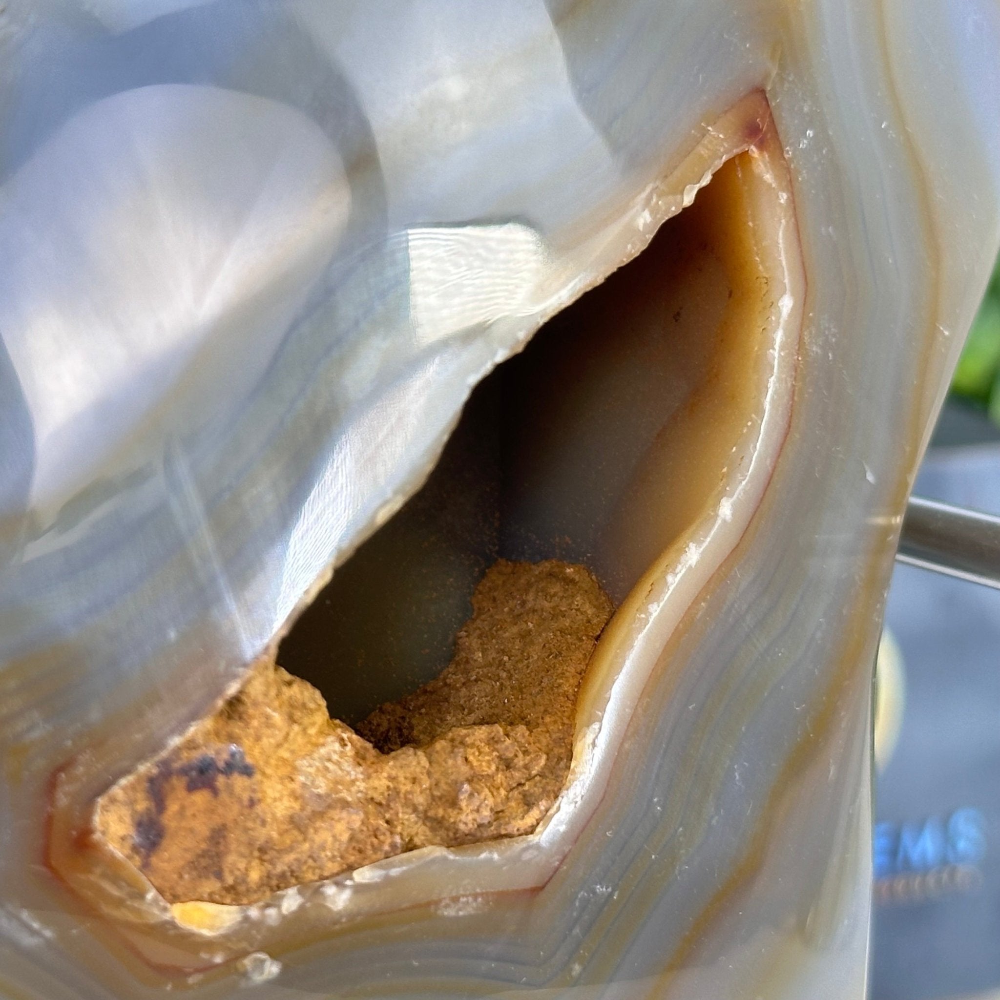 Polished Agate Star on a Metal Stand, 3.6 lbs & 7.3" Tall #5273-0019 - Brazil GemsBrazil GemsPolished Agate Star on a Metal Stand, 3.6 lbs & 7.3" Tall #5273-0019Stars5273-0019