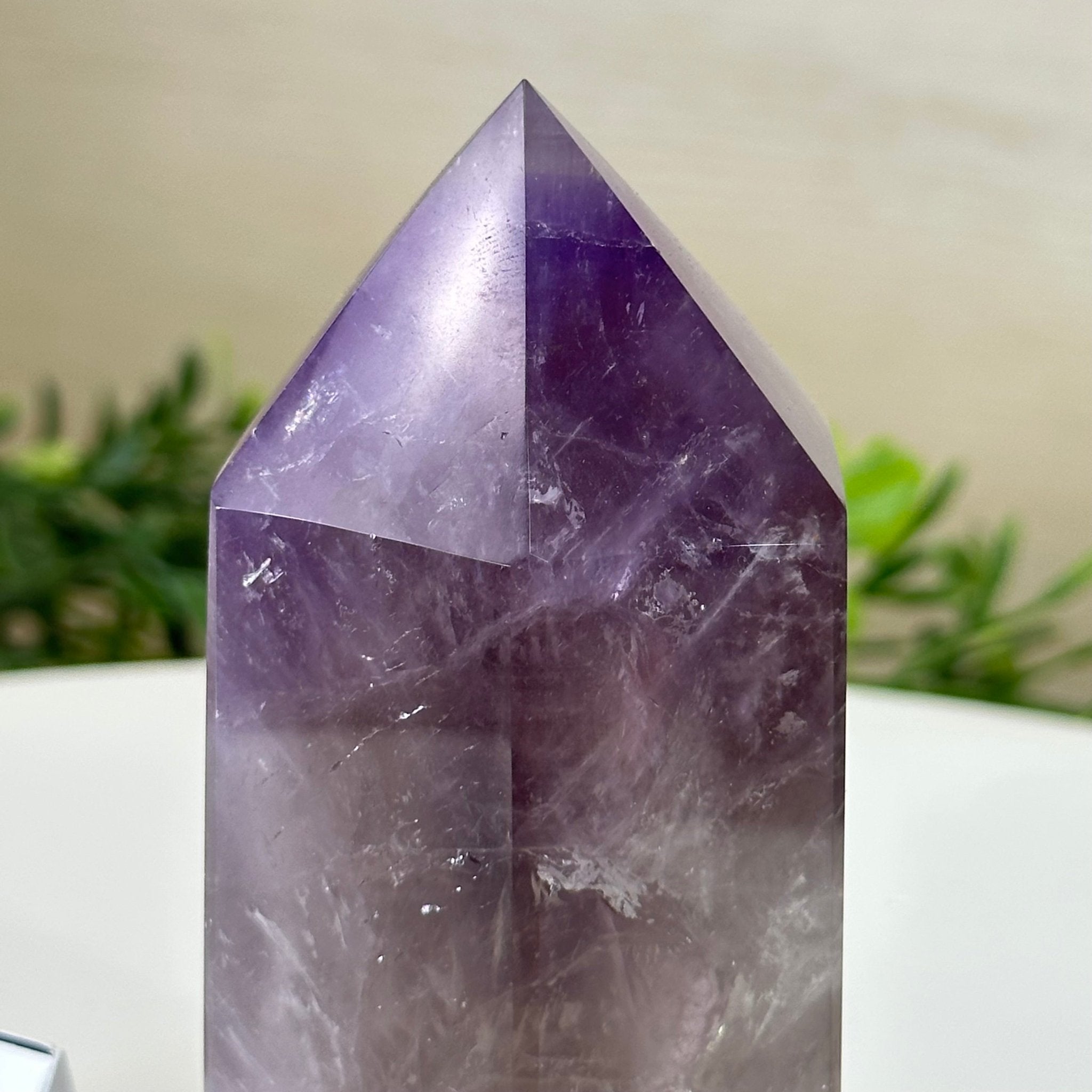 Polished Amethyst Crystal Tower, 4.2" Tall #3106AM - 003 - Brazil GemsBrazil GemsPolished Amethyst Crystal Tower, 4.2" Tall #3106AM - 003Crystal Points3106AM - 003