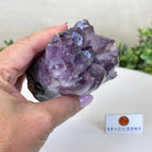 Polished Amethyst Flower 1.40 lbs & 3.1" Tall 5609 - 0034 - Brazil GemsBrazil GemsPolished Amethyst Flower 1.40 lbs & 3.1" Tall 5609 - 0034Crystal Flowers5609 - 0034