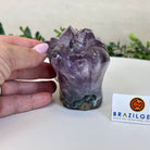 Polished Amethyst Flower 1.40 lbs & 3.1" Tall 5609 - 0034 - Brazil GemsBrazil GemsPolished Amethyst Flower 1.40 lbs & 3.1" Tall 5609 - 0034Crystal Flowers5609 - 0034