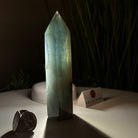 Polished Blue Onyx Crystal Tower 5.6" Tall #3106BX - 002 - Brazil GemsBrazil GemsPolished Blue Onyx Crystal Tower 5.6" Tall #3106BX - 002Crystal Points3106BX - 002