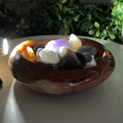 Polished Brazilian Carnelian Crystal Bowl w/ Tumbled Gemstones, 3.2 lbs Model #3350CA-005 by Brazil Gems - Brazil GemsBrazil GemsPolished Brazilian Carnelian Crystal Bowl w/ Tumbled Gemstones, 3.2 lbs Model #3350CA-005 by Brazil GemsBowls3350CA-005