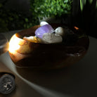 Polished Brazilian Carnelian Crystal Bowl w/ Tumbled Gemstones, 3.2 lbs Model #3350CA-005 by Brazil Gems - Brazil GemsBrazil GemsPolished Brazilian Carnelian Crystal Bowl w/ Tumbled Gemstones, 3.2 lbs Model #3350CA-005 by Brazil GemsBowls3350CA-005