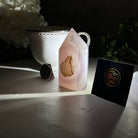 Polished Brazilian Drusy Agate Crystal Point, 0.6 lbs & 3.4" Tall, Model #3106NA-004 - Brazil GemsBrazil GemsPolished Brazilian Drusy Agate Crystal Point, 0.6 lbs & 3.4" Tall, Model #3106NA-004Crystal Points3106NA-004