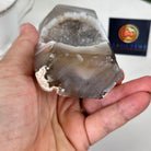 Polished Brazilian Drusy Agate Crystal Point, 0.81 lbs & 5.2" Tall, Model #3106NA-007 - Brazil GemsBrazil GemsPolished Brazilian Drusy Agate Crystal Point, 0.81 lbs & 5.2" Tall, Model #3106NA-007Crystal Points3106NA-007