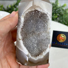 Polished Brazilian Drusy Agate Crystal Point, 0.81 lbs & 5.2" Tall, Model #3106NA-007 - Brazil GemsBrazil GemsPolished Brazilian Drusy Agate Crystal Point, 0.81 lbs & 5.2" Tall, Model #3106NA-007Crystal Points3106NA-007