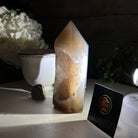 Polished Brazilian Drusy Agate Crystal Point, 0.81 lbs & 5.2" Tall, Model #3106NA-007 - Brazil GemsBrazil GemsPolished Brazilian Drusy Agate Crystal Point, 0.81 lbs & 5.2" Tall, Model #3106NA-007Crystal Points3106NA-007