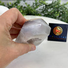 Polished Brazilian Drusy Agate Crystal Point, 0.85 lbs & 4.2" Tall, Model #3106NA-008 - Brazil GemsBrazil GemsPolished Brazilian Drusy Agate Crystal Point, 0.85 lbs & 4.2" Tall, Model #3106NA-008Crystal Points3106NA-008