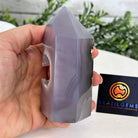 Polished Brazilian Drusy Agate Crystal Point, 1.1 lbs & 4.3" Tall, Model #3106NA-012 by Brazil Gems - Brazil GemsBrazil GemsPolished Brazilian Drusy Agate Crystal Point, 1.1 lbs & 4.3" Tall, Model #3106NA-012 by Brazil GemsCrystal Points3106NA-012