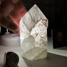 Polished Brazilian Drusy Agate Crystal Point, 1.14 lbs & 4.2" Tall, Model #3106NA-013 by Brazil Gems - Brazil GemsBrazil GemsPolished Brazilian Drusy Agate Crystal Point, 1.14 lbs & 4.2" Tall, Model #3106NA-013 by Brazil GemsCrystal Points3106NA-013