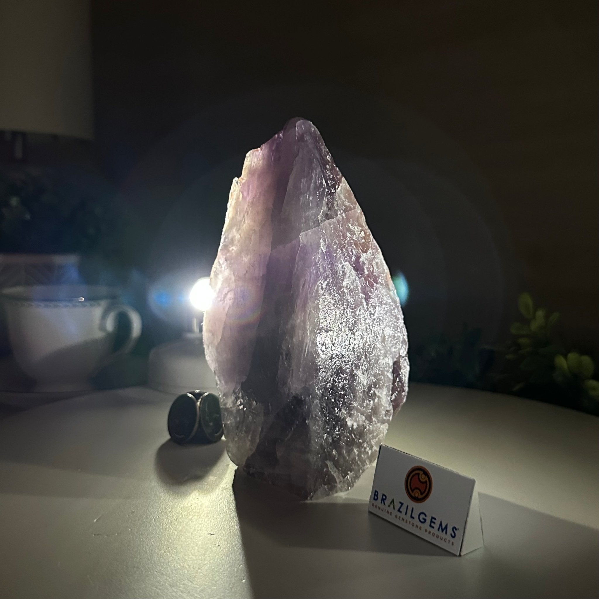 Polished Freeform Amethyst Gemstone, 2.5 lbs & 6.3” Tall #3303AM - 002 - Brazil GemsBrazil GemsPolished Freeform Amethyst Gemstone, 2.5 lbs & 6.3” Tall #3303AM - 002Freeform & Unique Shapes3303AM - 002