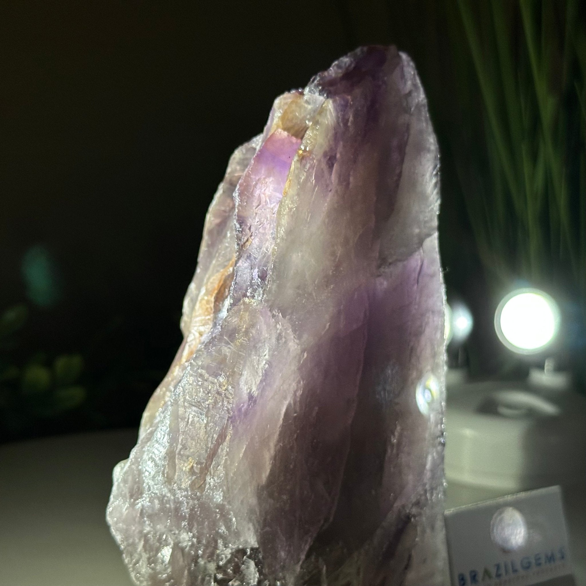 Polished Freeform Amethyst Gemstone, 2.5 lbs & 6.3” Tall #3303AM - 002 - Brazil GemsBrazil GemsPolished Freeform Amethyst Gemstone, 2.5 lbs & 6.3” Tall #3303AM - 002Freeform & Unique Shapes3303AM - 002