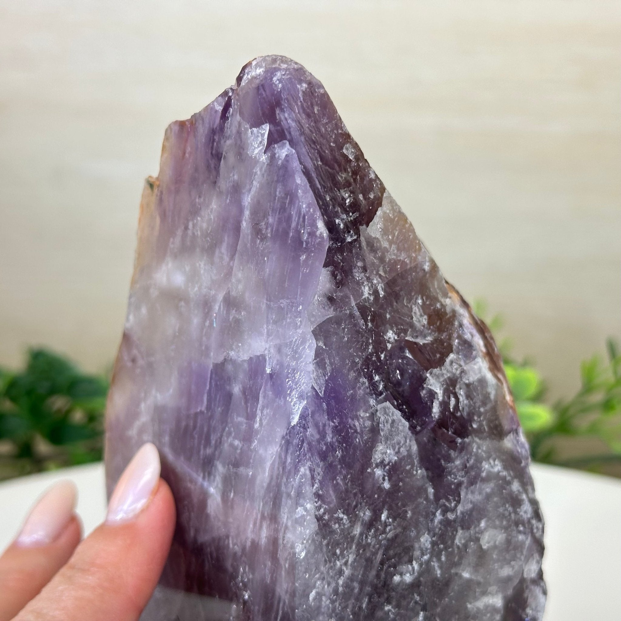 Polished Freeform Amethyst Gemstone, 2.5 lbs & 6.3” Tall #3303AM - 002 - Brazil GemsBrazil GemsPolished Freeform Amethyst Gemstone, 2.5 lbs & 6.3” Tall #3303AM - 002Freeform & Unique Shapes3303AM - 002
