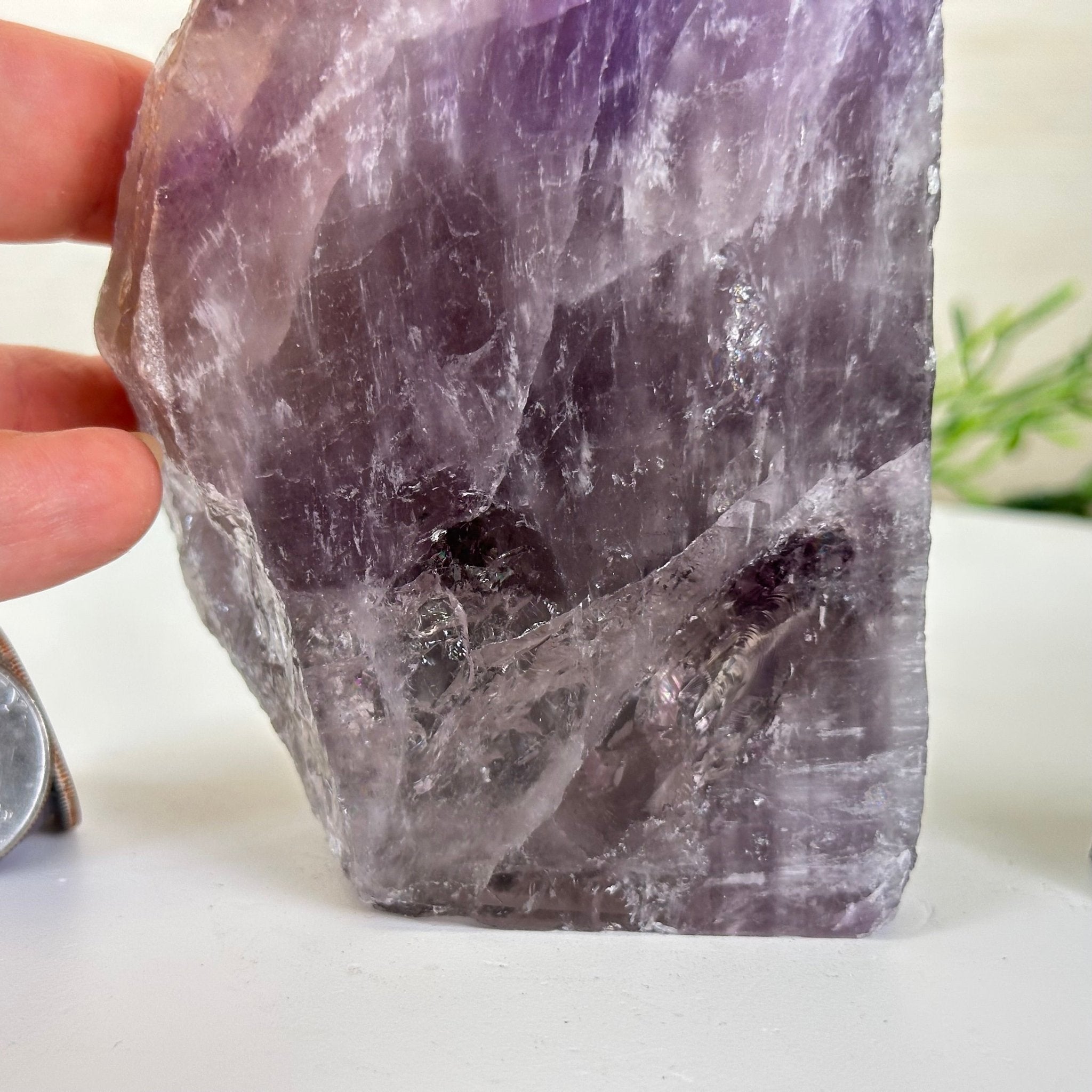 Polished Freeform Amethyst Gemstone, 2.5 lbs & 6.3” Tall #3303AM - 002 - Brazil GemsBrazil GemsPolished Freeform Amethyst Gemstone, 2.5 lbs & 6.3” Tall #3303AM - 002Freeform & Unique Shapes3303AM - 002