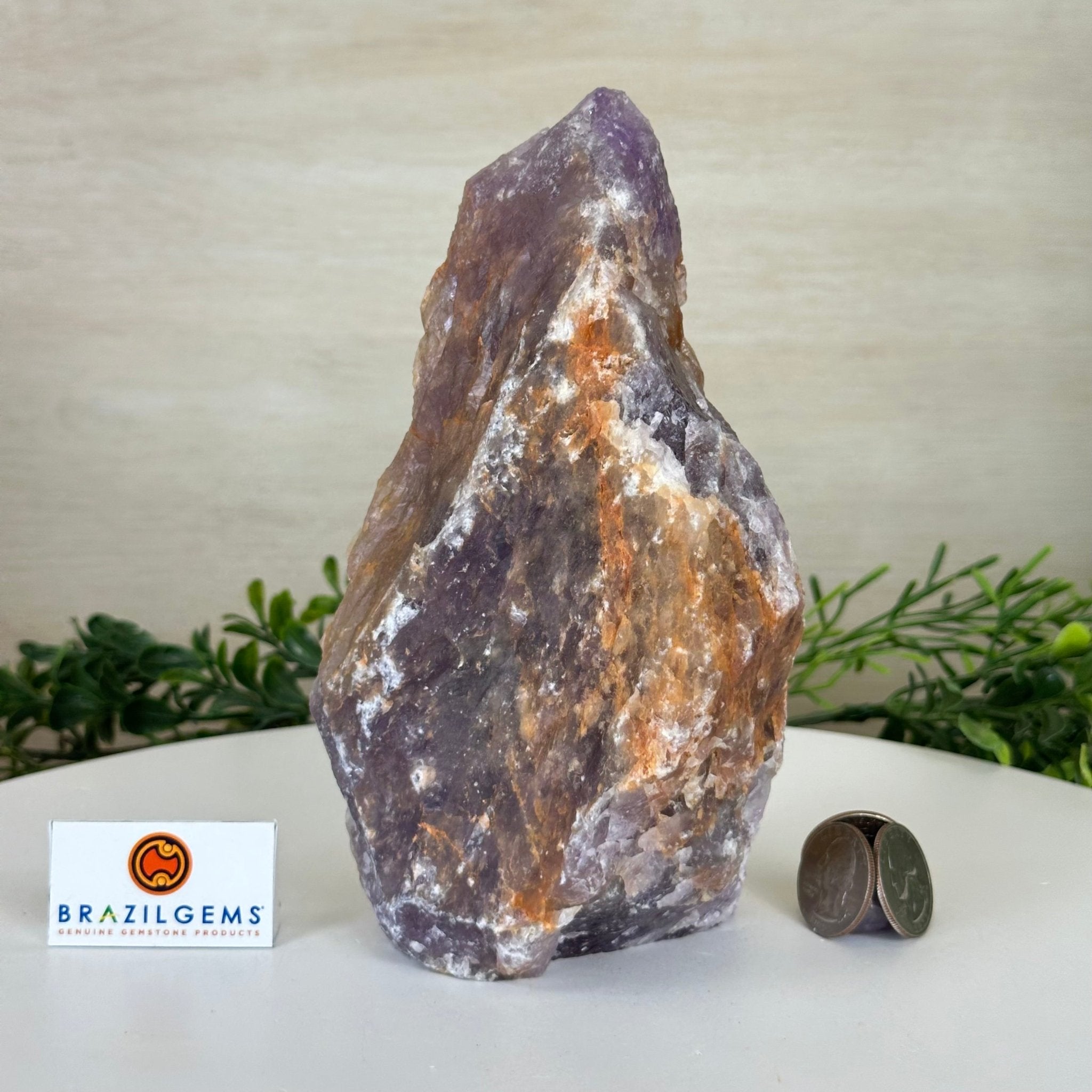 Polished Freeform Amethyst Gemstone, 2.6 lbs & 7” Tall #3303AM - 003 - Brazil GemsBrazil GemsPolished Freeform Amethyst Gemstone, 2.6 lbs & 7” Tall #3303AM - 003Freeform & Unique Shapes3303AM - 003
