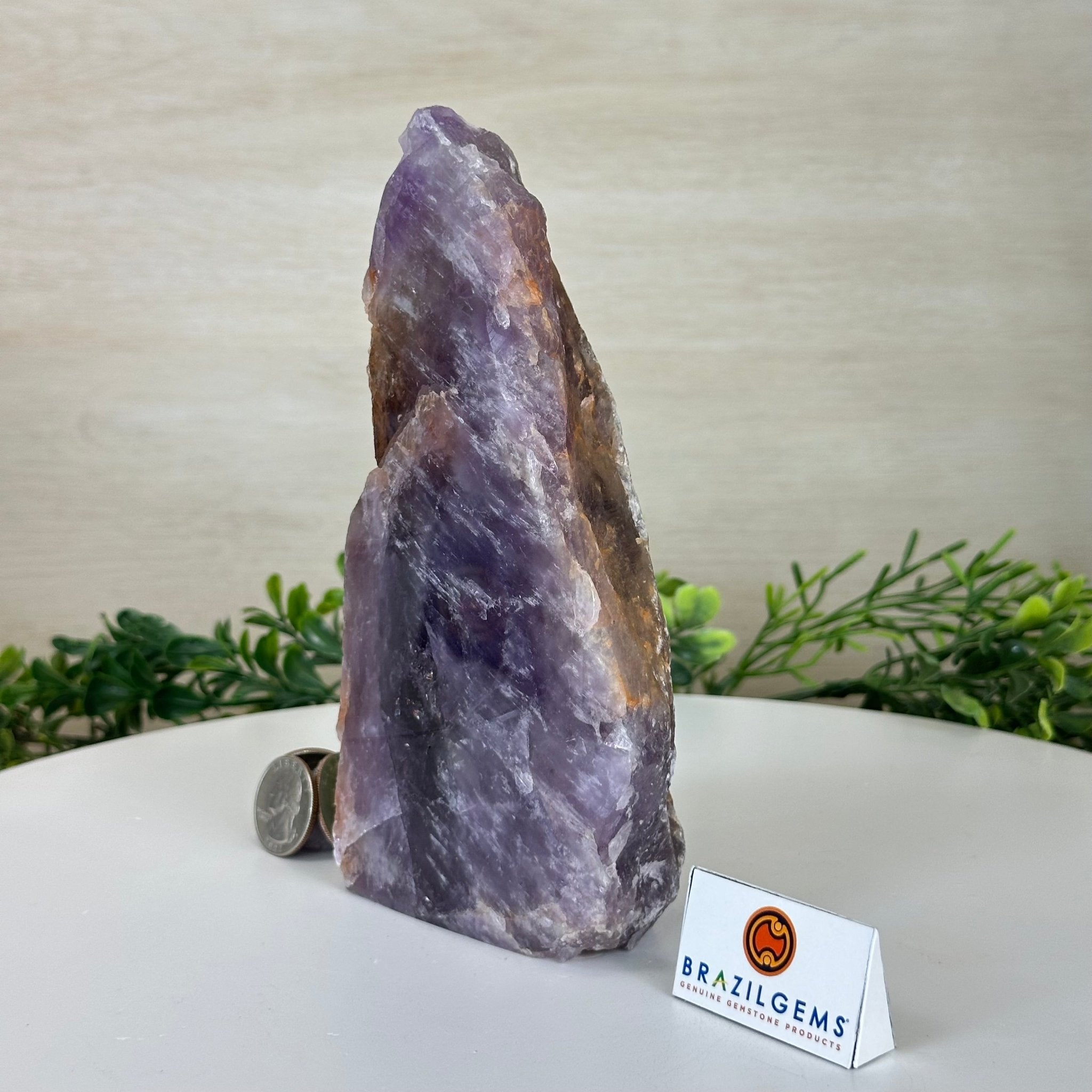 Polished Freeform Amethyst Gemstone, 2.6 lbs & 7” Tall #3303AM - 003 - Brazil GemsBrazil GemsPolished Freeform Amethyst Gemstone, 2.6 lbs & 7” Tall #3303AM - 003Freeform & Unique Shapes3303AM - 003