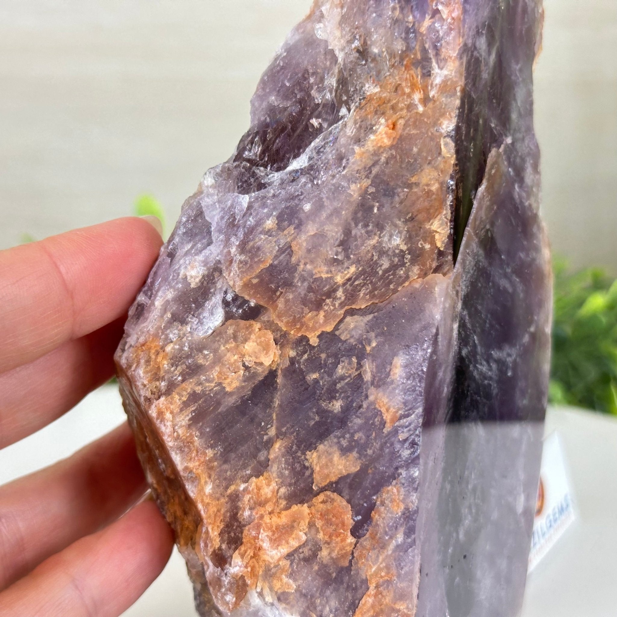 Polished Freeform Amethyst Gemstone, 2.6 lbs & 7” Tall #3303AM - 003 - Brazil GemsBrazil GemsPolished Freeform Amethyst Gemstone, 2.6 lbs & 7” Tall #3303AM - 003Freeform & Unique Shapes3303AM - 003