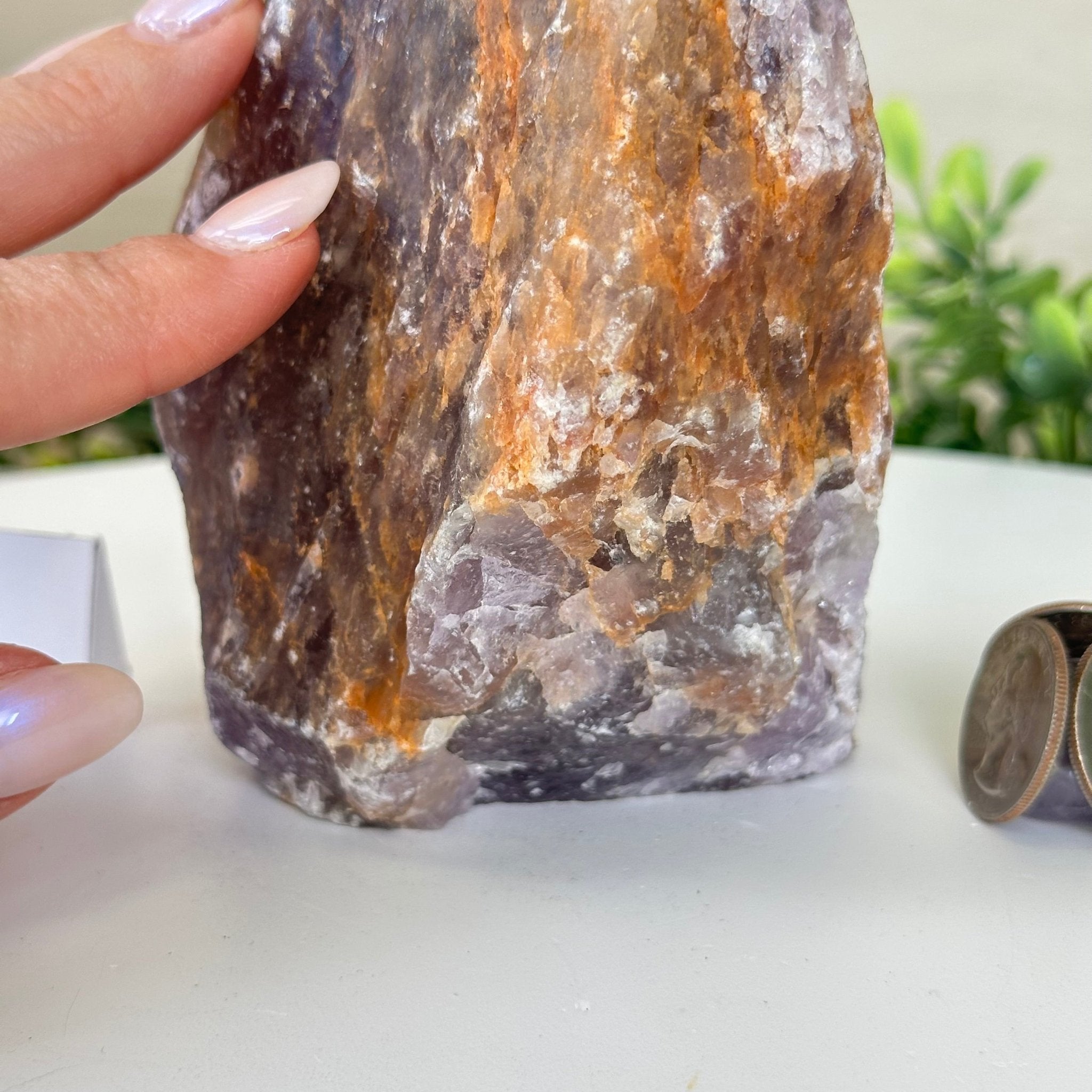 Polished Freeform Amethyst Gemstone, 2.6 lbs & 7” Tall #3303AM - 003 - Brazil GemsBrazil GemsPolished Freeform Amethyst Gemstone, 2.6 lbs & 7” Tall #3303AM - 003Freeform & Unique Shapes3303AM - 003