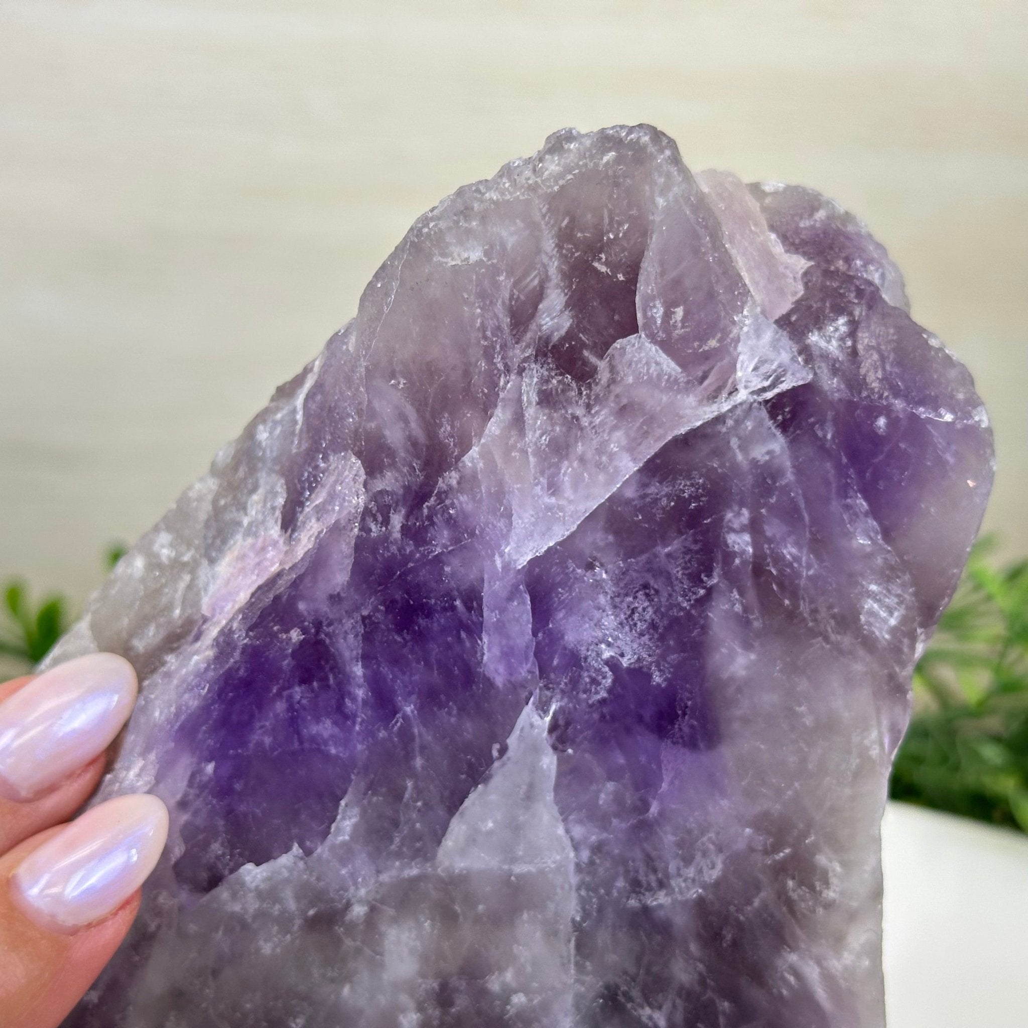 Polished Freeform Amethyst Gemstone, 2.9 lbs & 6.2” Tall #3303AM - 004 - Brazil GemsBrazil GemsPolished Freeform Amethyst Gemstone, 2.9 lbs & 6.2” Tall #3303AM - 004Freeform & Unique Shapes3303AM - 004