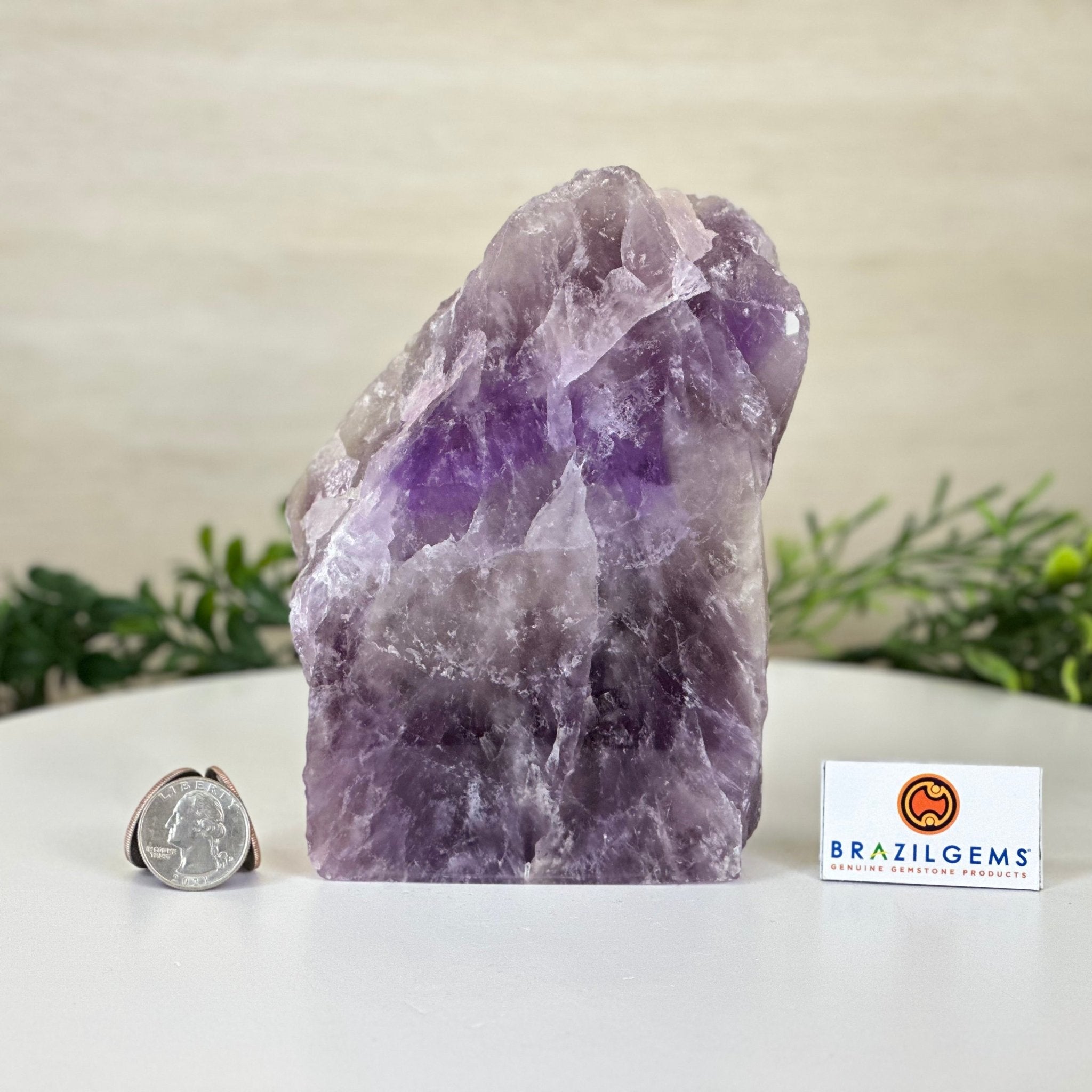 Polished Freeform Amethyst Gemstone, 2.9 lbs & 6.2” Tall #3303AM - 004 - Brazil GemsBrazil GemsPolished Freeform Amethyst Gemstone, 2.9 lbs & 6.2” Tall #3303AM - 004Freeform & Unique Shapes3303AM - 004