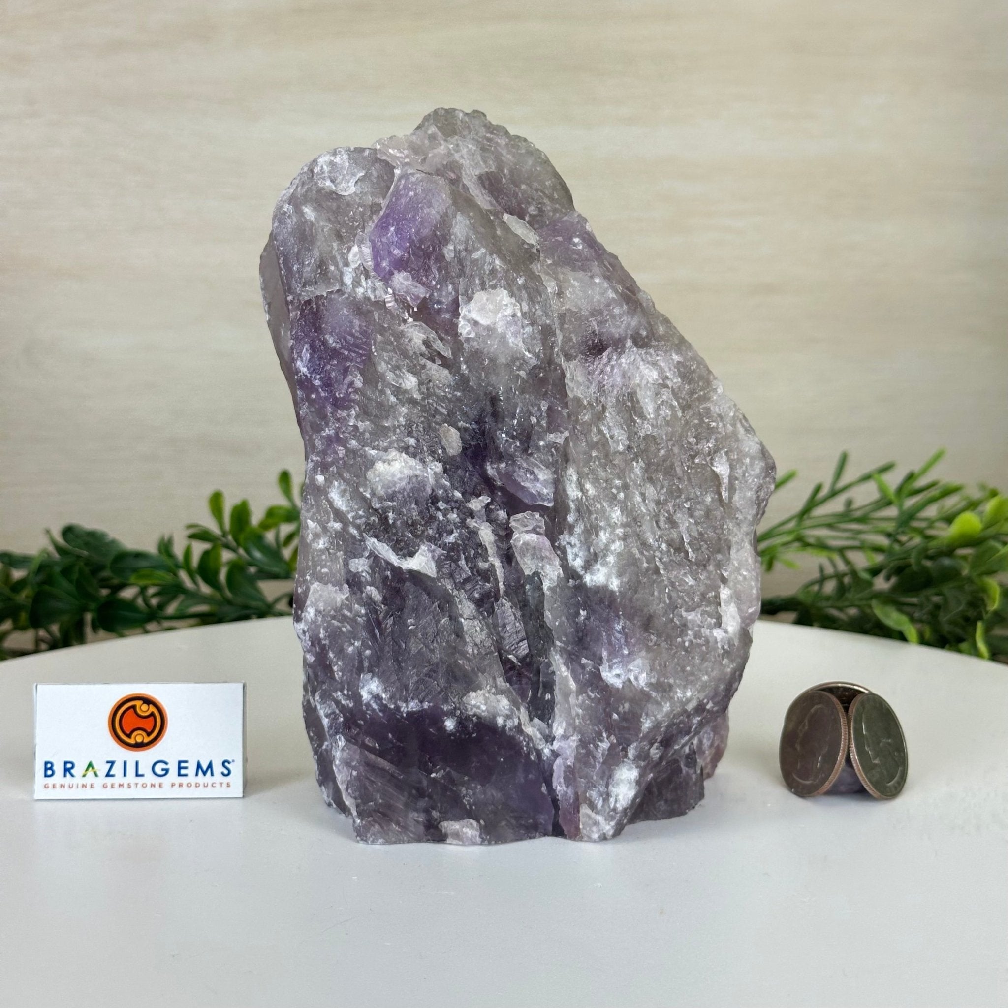 Polished Freeform Amethyst Gemstone, 2.9 lbs & 6.2” Tall #3303AM - 004 - Brazil GemsBrazil GemsPolished Freeform Amethyst Gemstone, 2.9 lbs & 6.2” Tall #3303AM - 004Freeform & Unique Shapes3303AM - 004