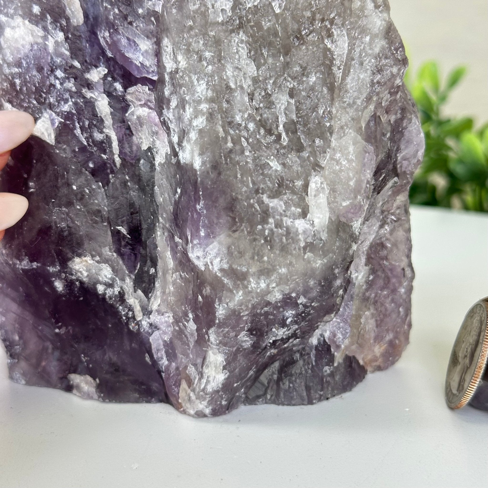 Polished Freeform Amethyst Gemstone, 2.9 lbs & 6.2” Tall #3303AM - 004 - Brazil GemsBrazil GemsPolished Freeform Amethyst Gemstone, 2.9 lbs & 6.2” Tall #3303AM - 004Freeform & Unique Shapes3303AM - 004