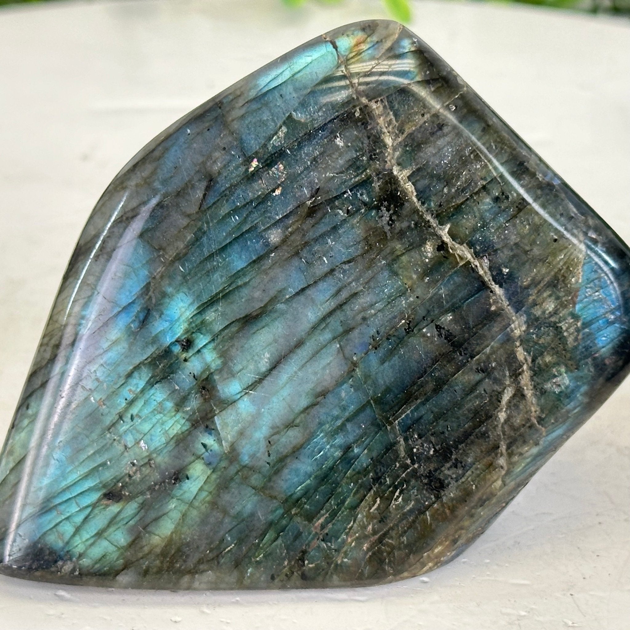 Polished Freeform Labradorite Gemstone, 1 lbs & 3” Tall #3301LB - 003 - Brazil GemsBrazil GemsPolished Freeform Labradorite Gemstone, 1 lbs & 3” Tall #3301LB - 003Freeform & Unique Shapes3301LB - 003