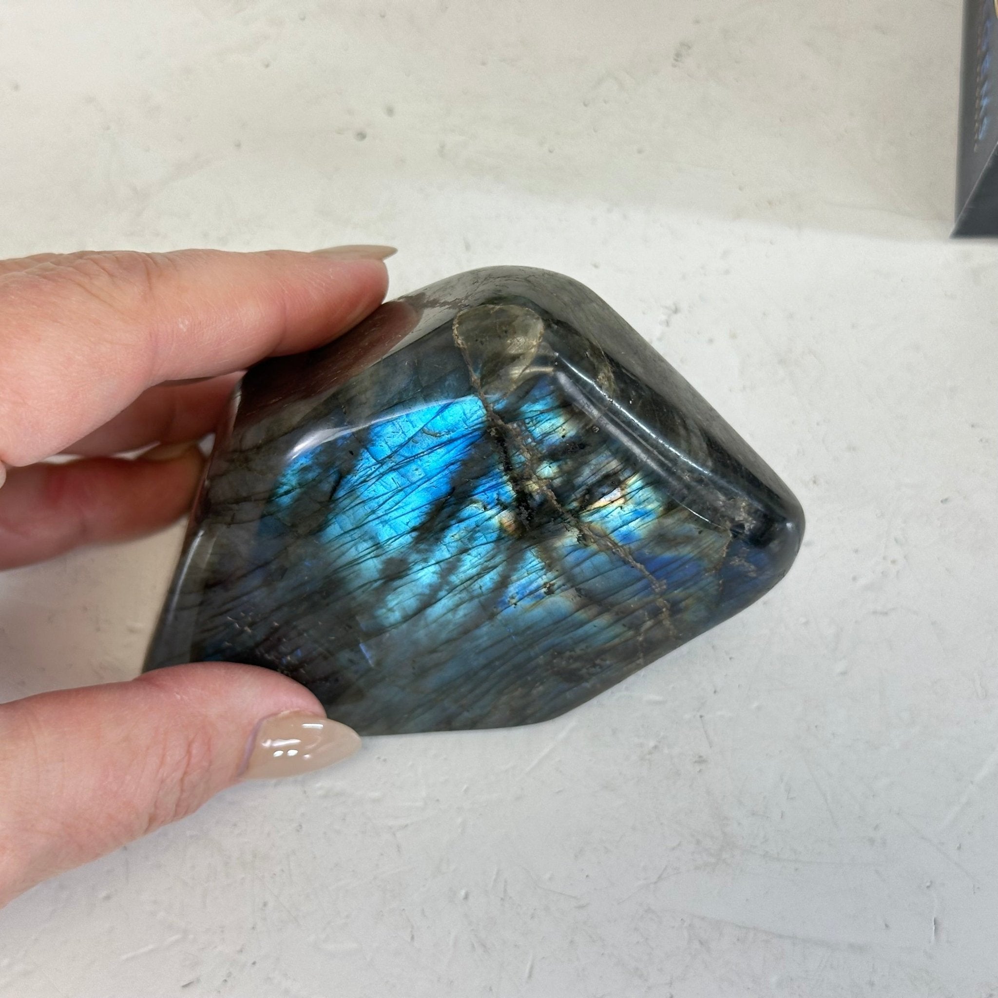 Polished Freeform Labradorite Gemstone, 1 lbs & 3” Tall #3301LB - 003 - Brazil GemsBrazil GemsPolished Freeform Labradorite Gemstone, 1 lbs & 3” Tall #3301LB - 003Freeform & Unique Shapes3301LB - 003