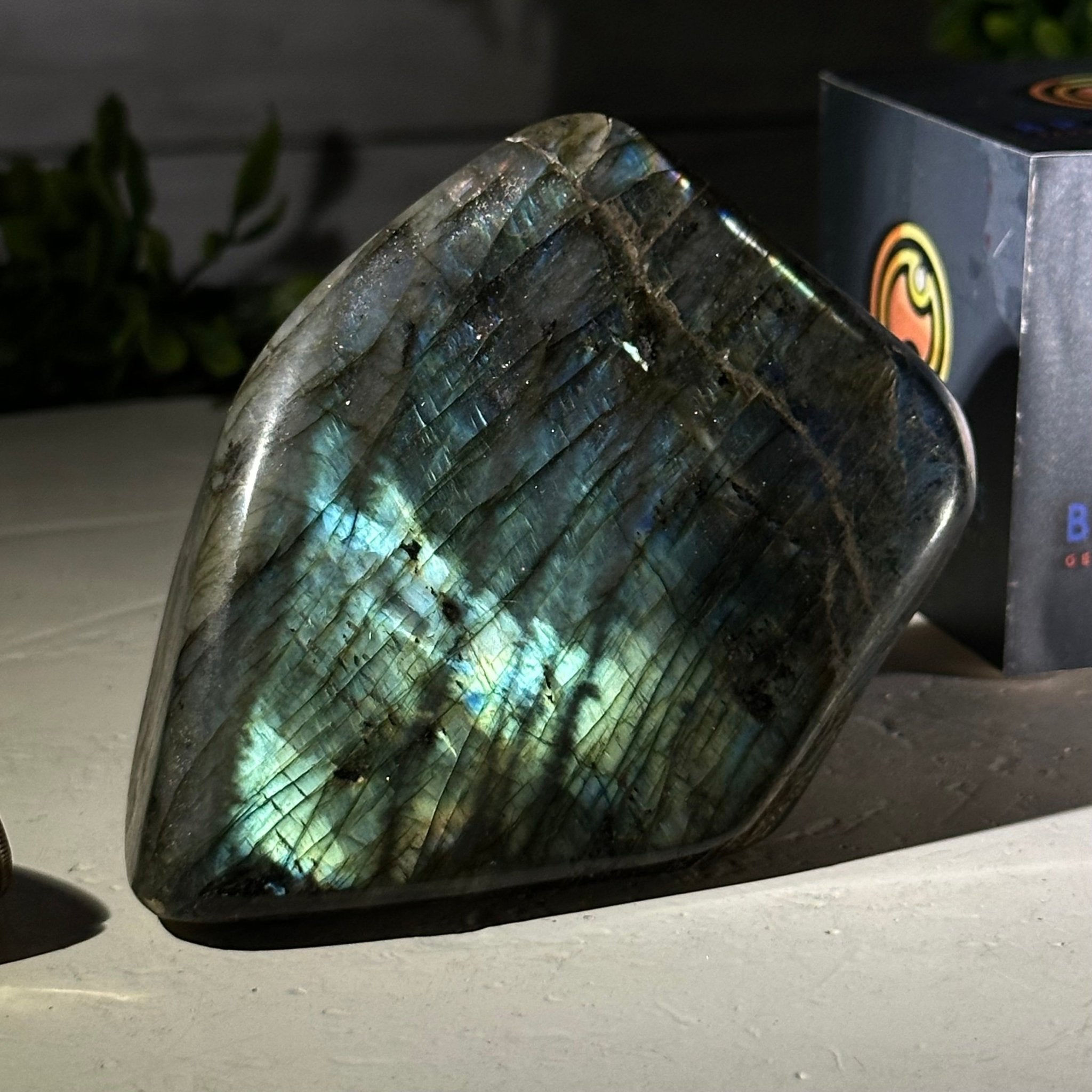 Polished Freeform Labradorite Gemstone, 1 lbs & 3” Tall #3301LB - 003 - Brazil GemsBrazil GemsPolished Freeform Labradorite Gemstone, 1 lbs & 3” Tall #3301LB - 003Freeform & Unique Shapes3301LB - 003