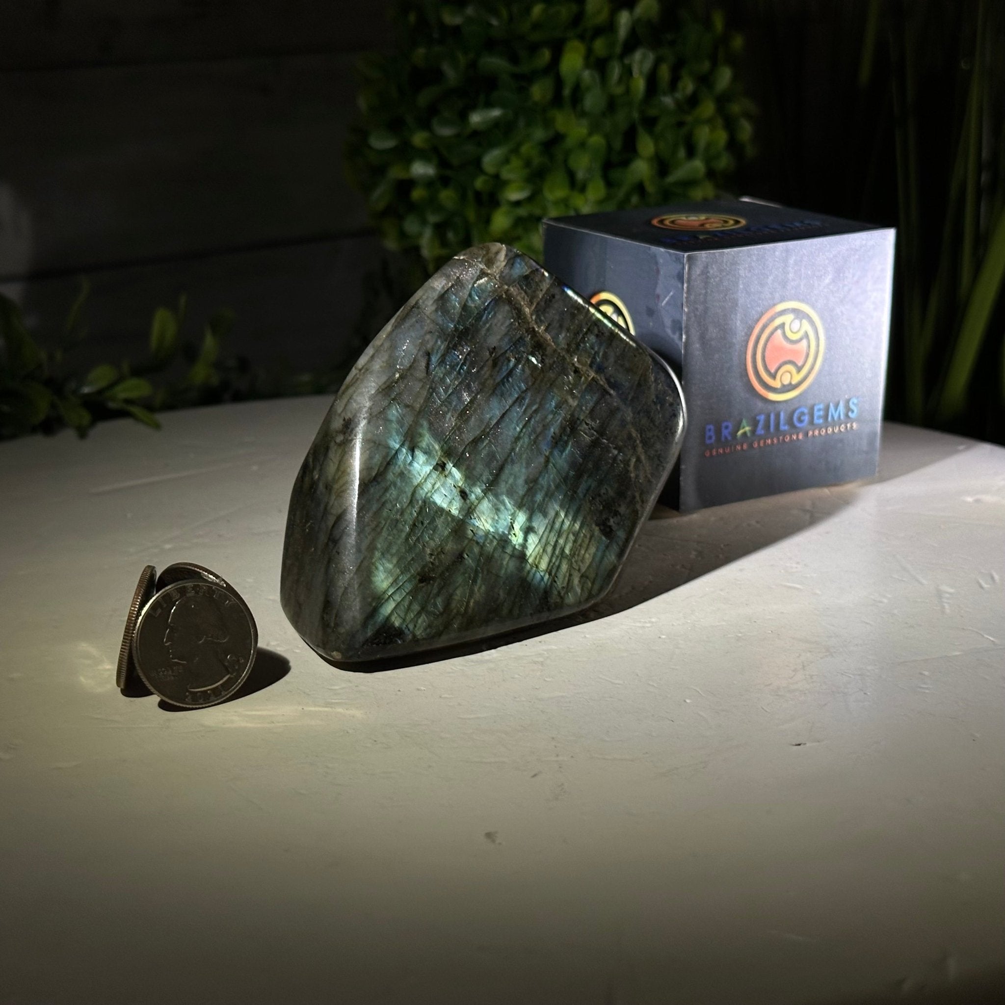 Polished Freeform Labradorite Gemstone, 1 lbs & 3” Tall #3301LB - 003 - Brazil GemsBrazil GemsPolished Freeform Labradorite Gemstone, 1 lbs & 3” Tall #3301LB - 003Freeform & Unique Shapes3301LB - 003