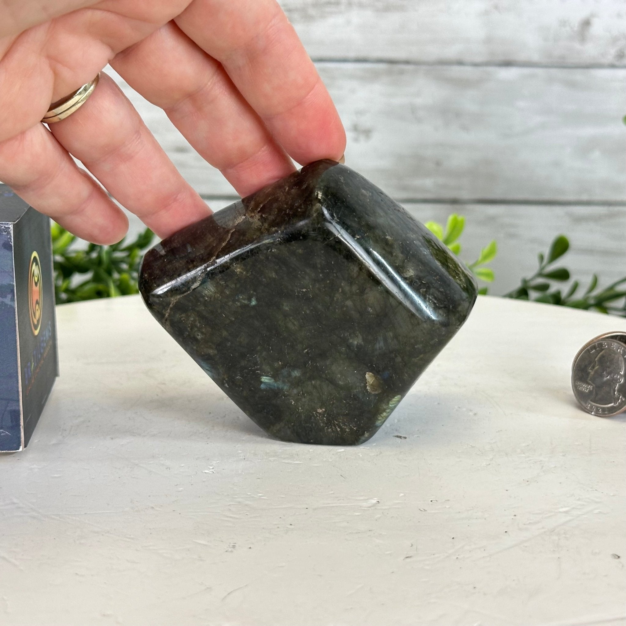 Polished Freeform Labradorite Gemstone, 1.1 lbs & 3.25” Tall #3301LB - 005 - Brazil GemsBrazil GemsPolished Freeform Labradorite Gemstone, 1.1 lbs & 3.25” Tall #3301LB - 005Freeform & Unique Shapes3301LB - 005