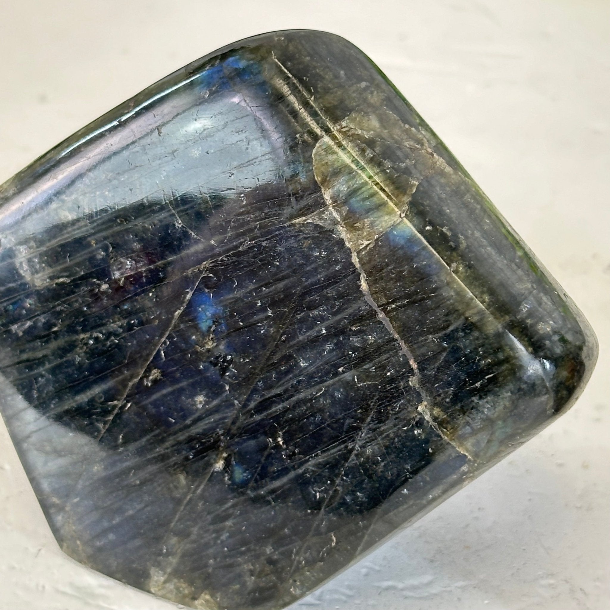 Polished Freeform Labradorite Gemstone, 1.1 lbs & 3.25” Tall #3301LB - 005 - Brazil GemsBrazil GemsPolished Freeform Labradorite Gemstone, 1.1 lbs & 3.25” Tall #3301LB - 005Freeform & Unique Shapes3301LB - 005