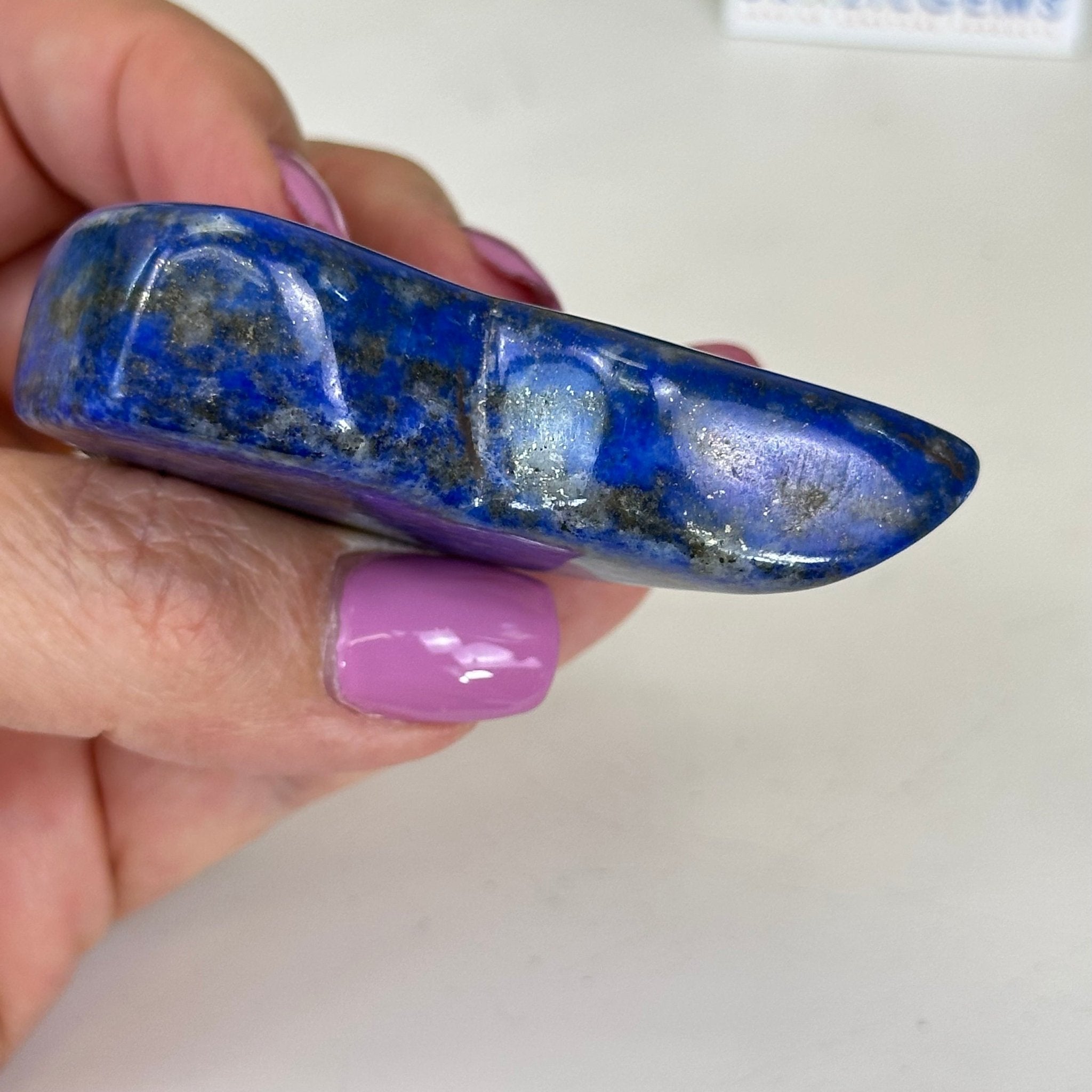 Polished Freeform Lapis Lazuli Palm Stone 3488LL - 009 - Brazil GemsBrazil GemsPolished Freeform Lapis Lazuli Palm Stone 3488LL - 009Freeform & Unique Shapes3488LL - 009