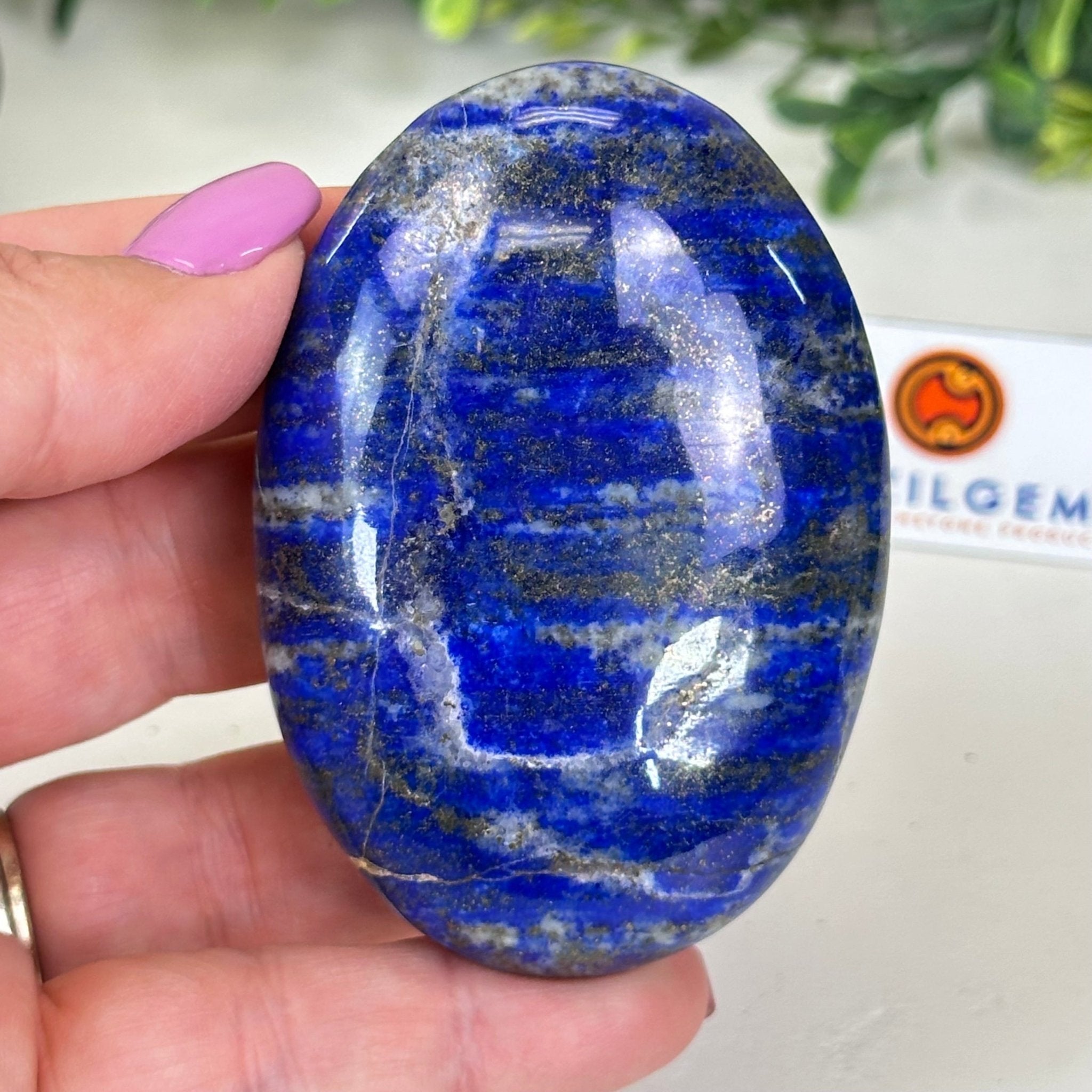 Polished Freeform Lapis Lazuli Palm Stone 3488LL - 013 - Brazil GemsBrazil GemsPolished Freeform Lapis Lazuli Palm Stone 3488LL - 013Freeform & Unique Shapes3488LL - 013