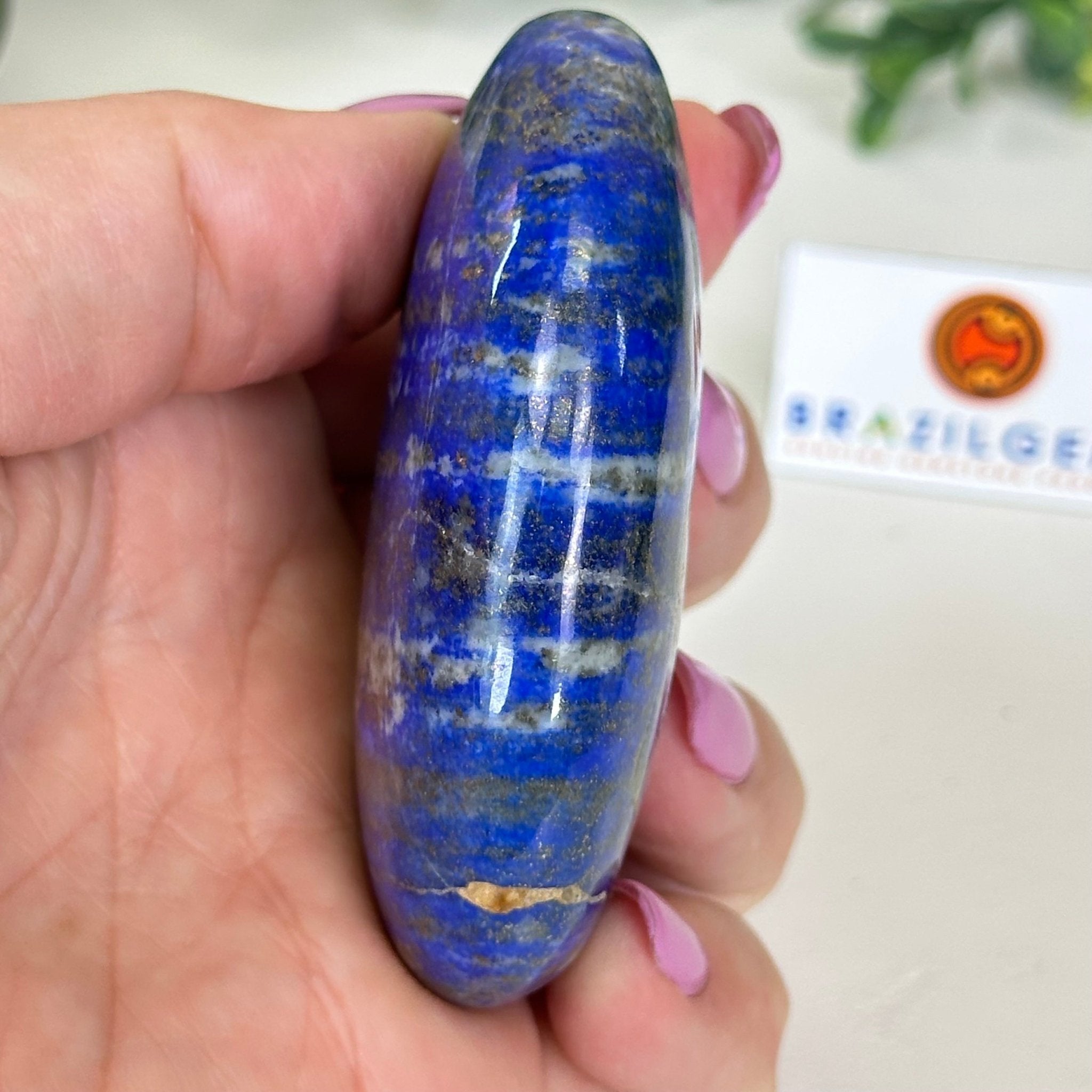 Polished Freeform Lapis Lazuli Palm Stone 3488LL - 013 - Brazil GemsBrazil GemsPolished Freeform Lapis Lazuli Palm Stone 3488LL - 013Freeform & Unique Shapes3488LL - 013