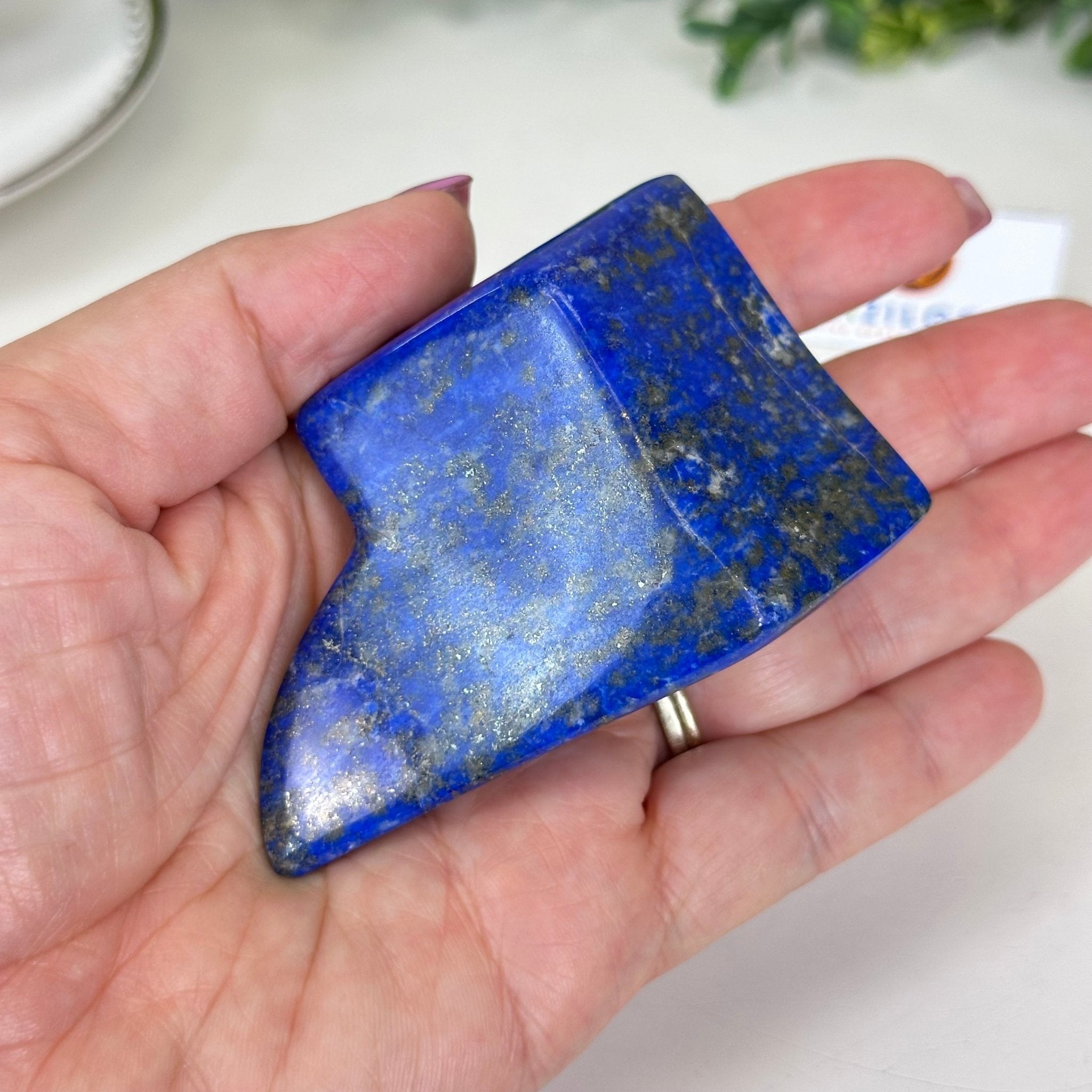 Polished Freeform Lapis Lazuli Palm Stone 3488LL - 015 - Brazil GemsBrazil GemsPolished Freeform Lapis Lazuli Palm Stone 3488LL - 015Freeform & Unique Shapes3488LL - 015