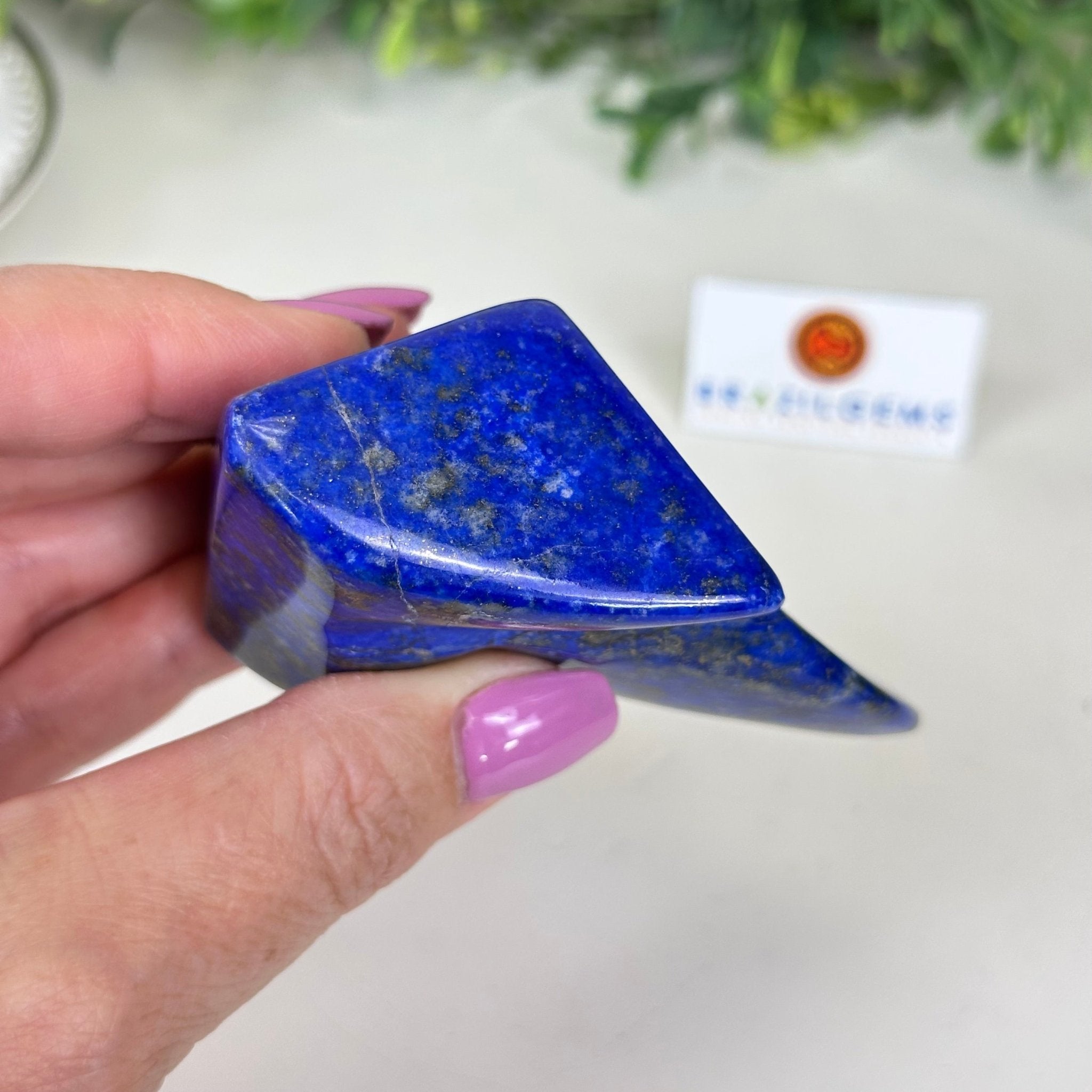 Polished Freeform Lapis Lazuli Palm Stone 3488LL - 015 - Brazil GemsBrazil GemsPolished Freeform Lapis Lazuli Palm Stone 3488LL - 015Freeform & Unique Shapes3488LL - 015