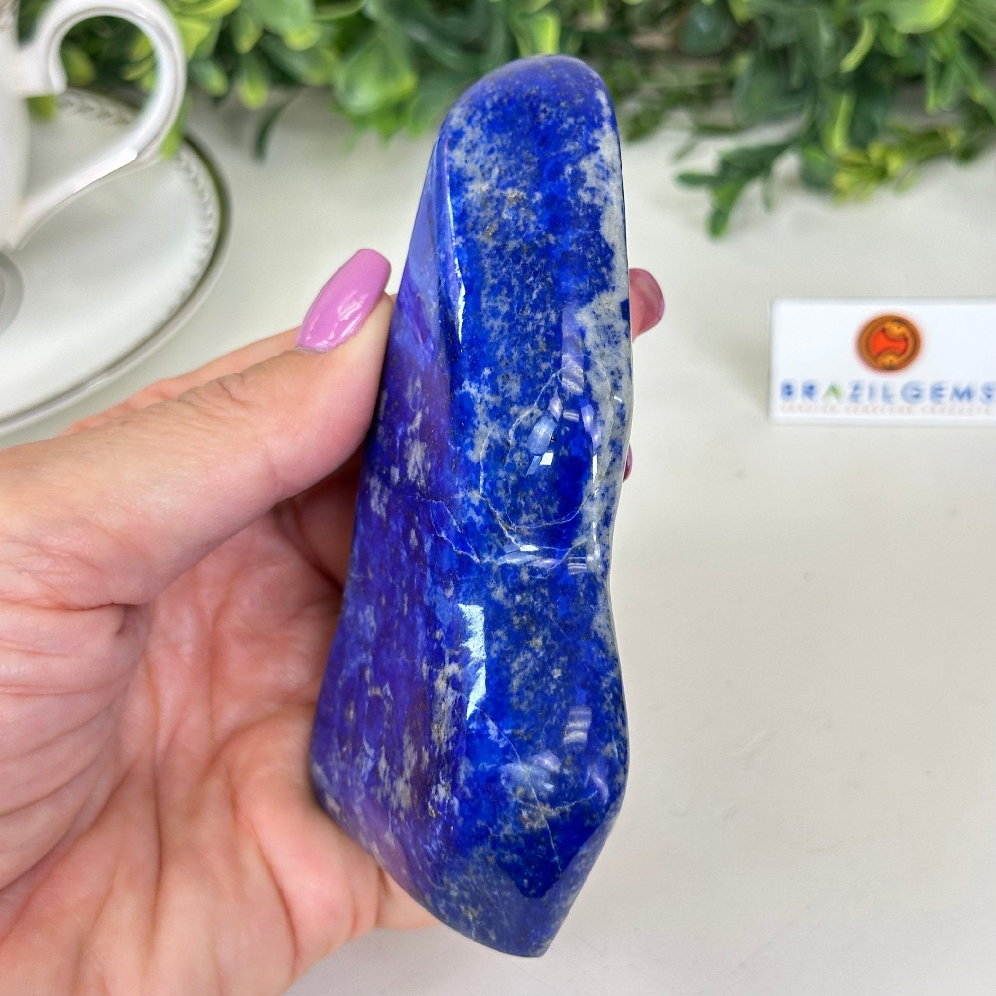 Polished Freeform Lapis Lazuli Palm Stone 3488LL - 018 - Brazil GemsBrazil GemsPolished Freeform Lapis Lazuli Palm Stone 3488LL - 018Freeform & Unique Shapes3488LL - 018