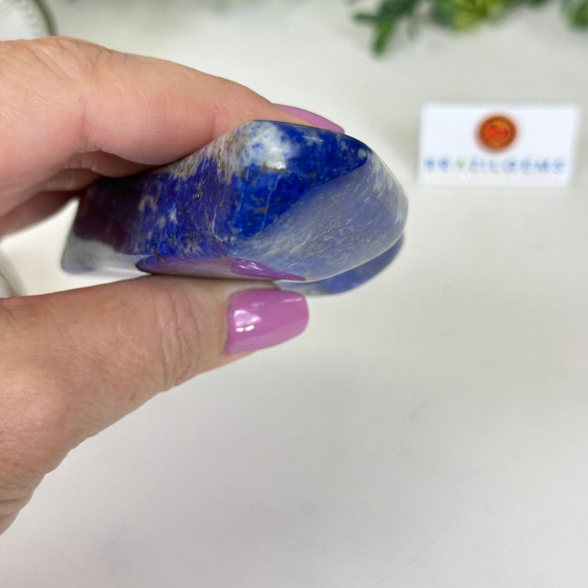 Polished Freeform Lapis Lazuli Palm Stone 3488LL - 018 - Brazil GemsBrazil GemsPolished Freeform Lapis Lazuli Palm Stone 3488LL - 018Freeform & Unique Shapes3488LL - 018