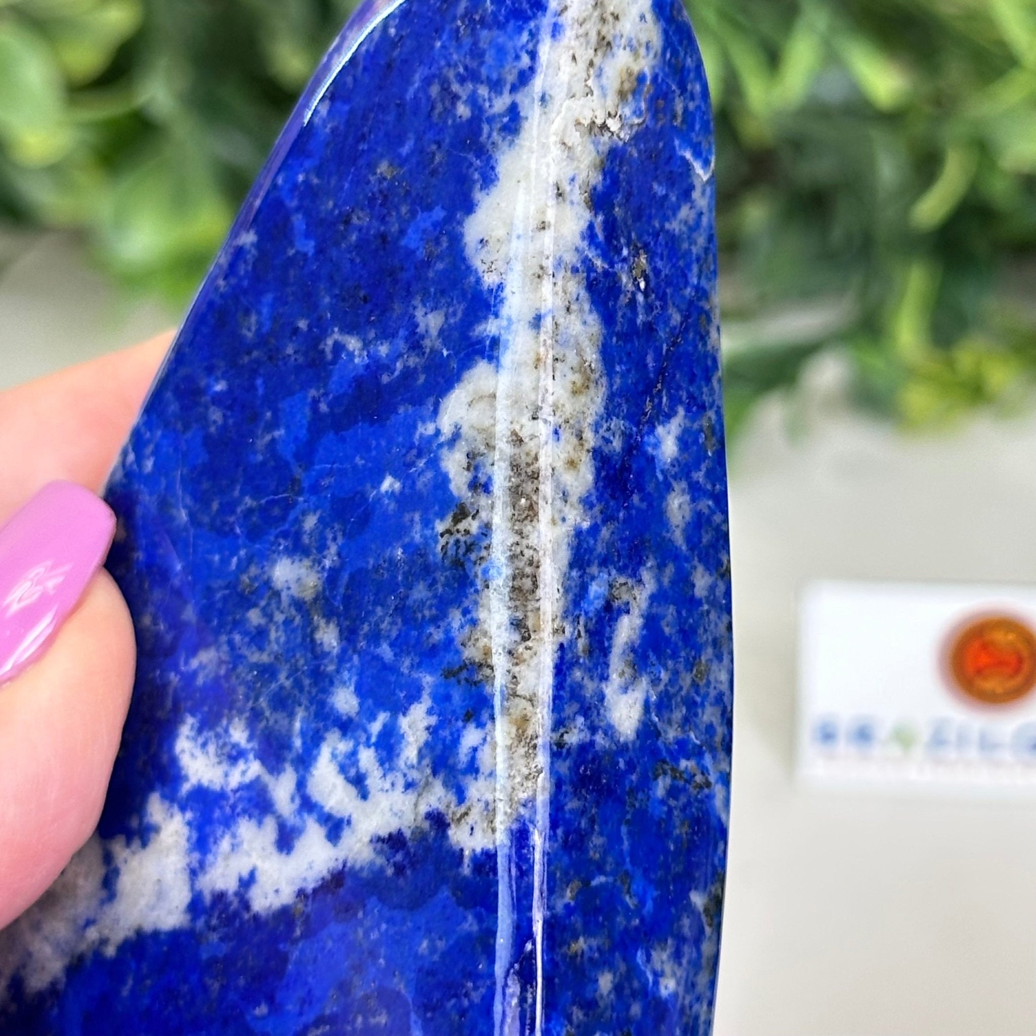 Polished Freeform Lapis Lazuli Palm Stone 3488LL - 018 - Brazil GemsBrazil GemsPolished Freeform Lapis Lazuli Palm Stone 3488LL - 018Freeform & Unique Shapes3488LL - 018