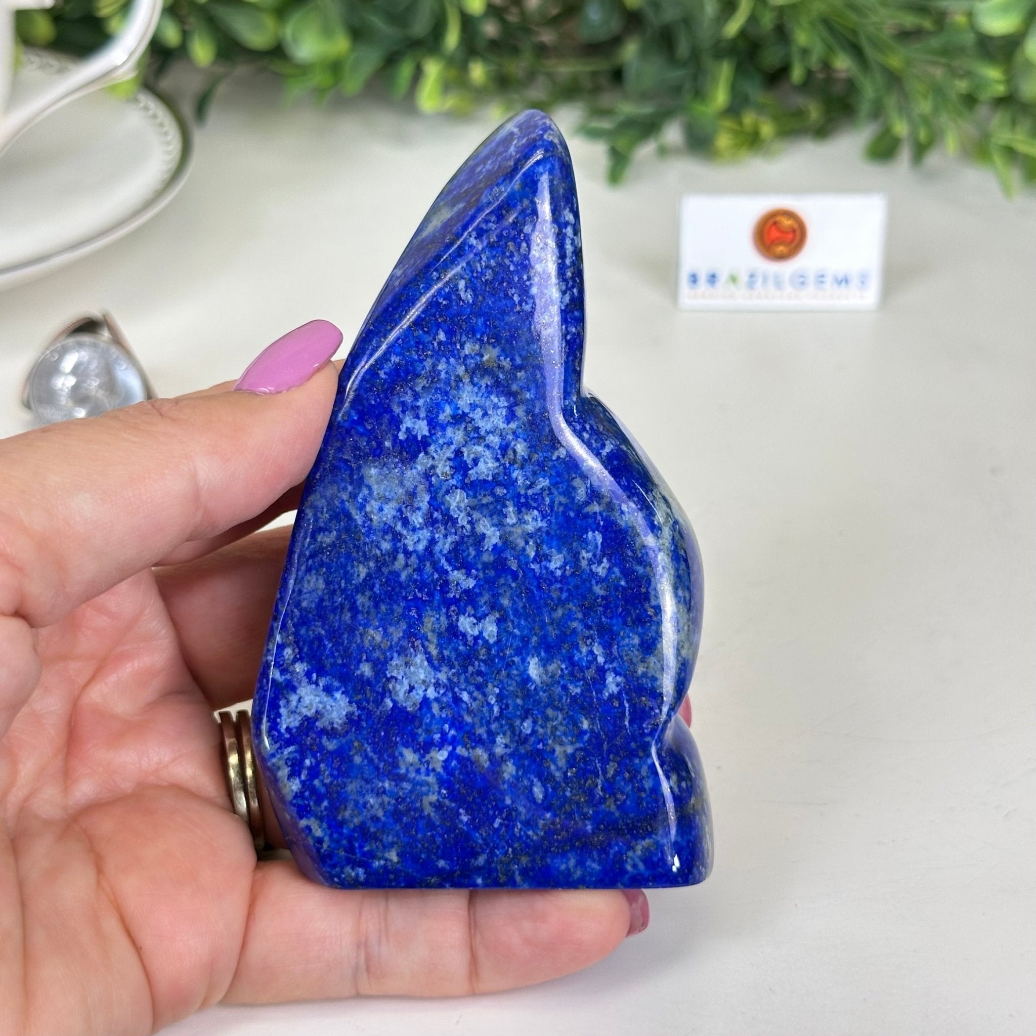 Polished Freeform Lapis Lazuli Palm Stone 3488LL - 019 - Brazil GemsBrazil GemsPolished Freeform Lapis Lazuli Palm Stone 3488LL - 019Freeform & Unique Shapes3488LL - 019