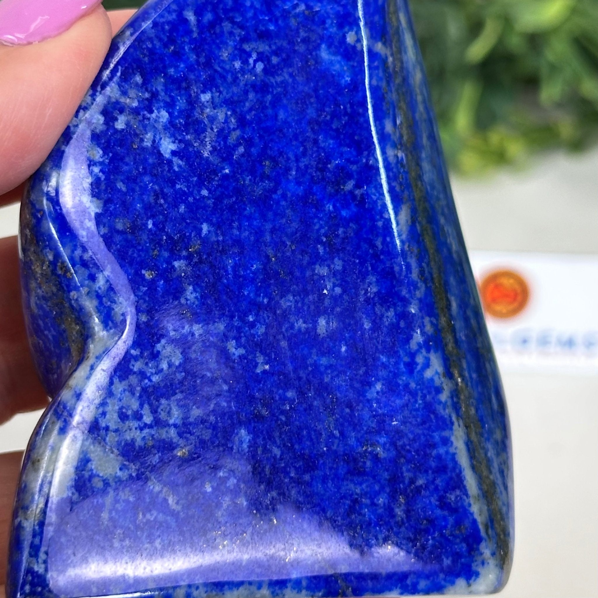 Polished Freeform Lapis Lazuli Palm Stone 3488LL - 019 - Brazil GemsBrazil GemsPolished Freeform Lapis Lazuli Palm Stone 3488LL - 019Freeform & Unique Shapes3488LL - 019
