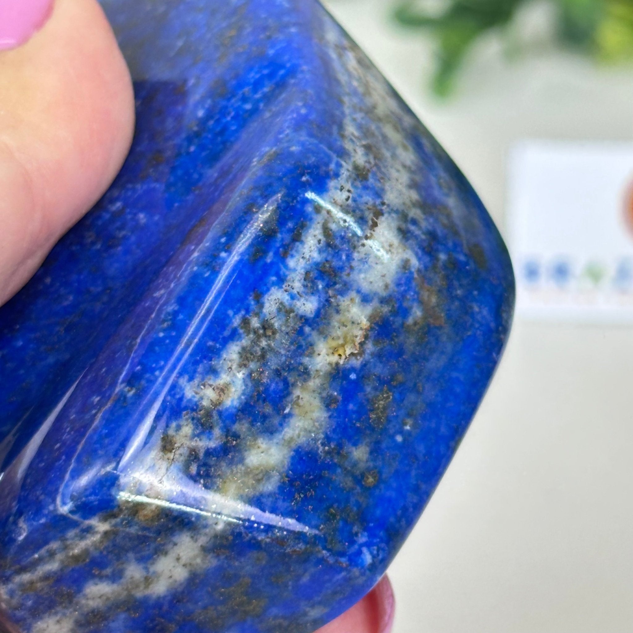 Polished Freeform Lapis Lazuli Palm Stone 3488LL - 020 - Brazil GemsBrazil GemsPolished Freeform Lapis Lazuli Palm Stone 3488LL - 020Freeform & Unique Shapes3488LL - 020