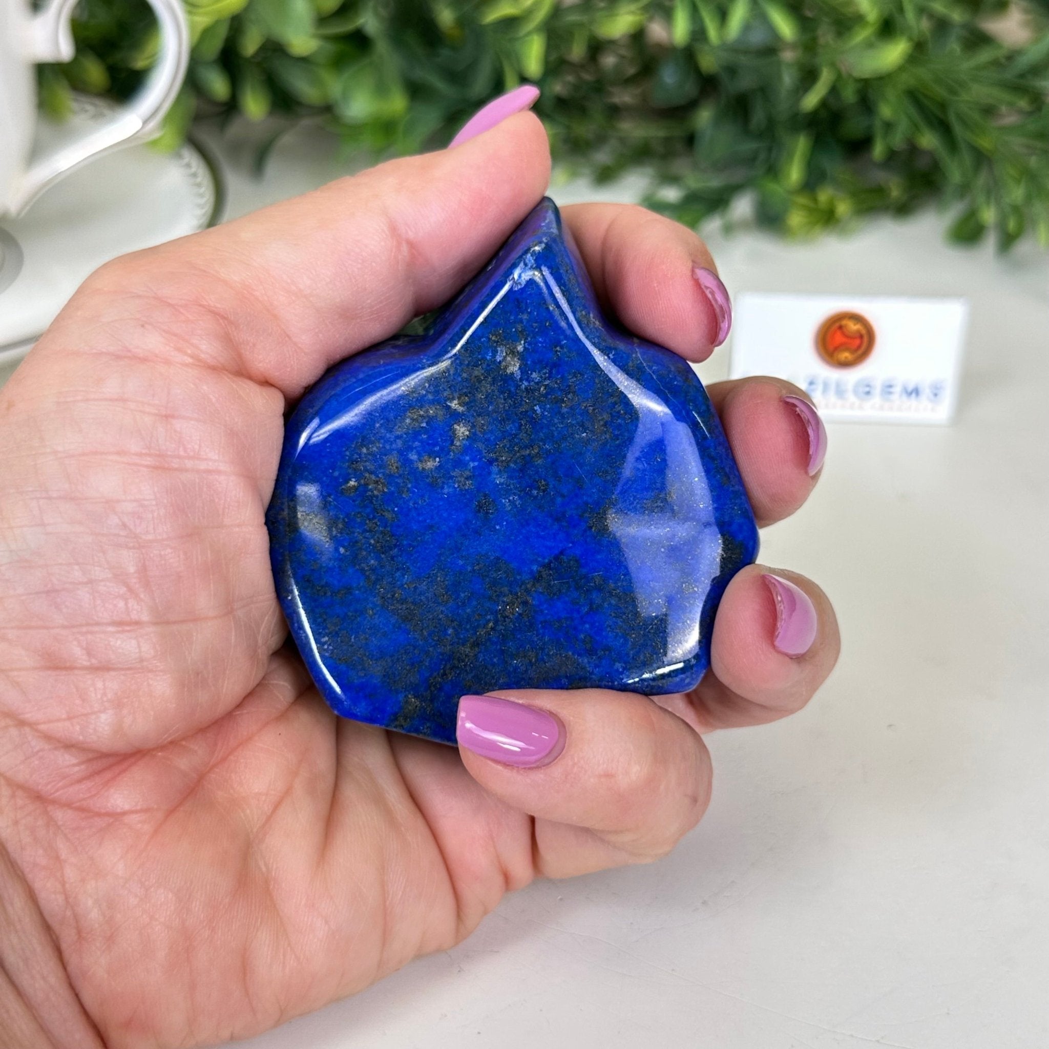 Polished Freeform Lapis Lazuli Palm Stone 3488LL - 020 - Brazil GemsBrazil GemsPolished Freeform Lapis Lazuli Palm Stone 3488LL - 020Freeform & Unique Shapes3488LL - 020