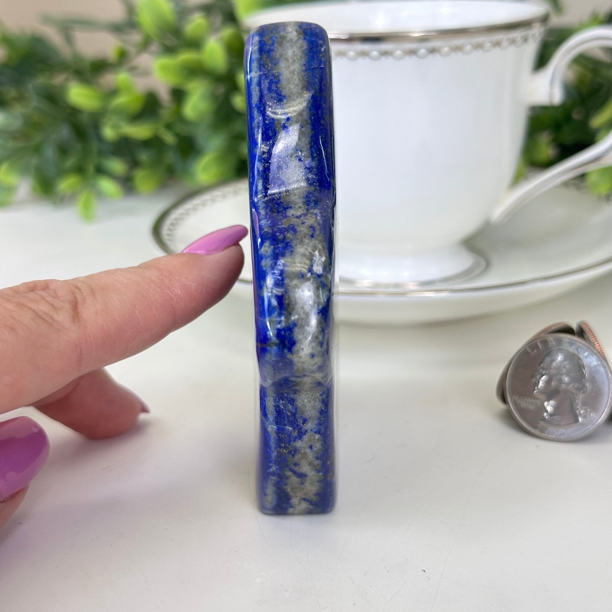 Polished Freeform Lapis Lazuli Palm Stone 3488LL - 021 - Brazil GemsBrazil GemsPolished Freeform Lapis Lazuli Palm Stone 3488LL - 021Freeform & Unique Shapes3488LL - 021