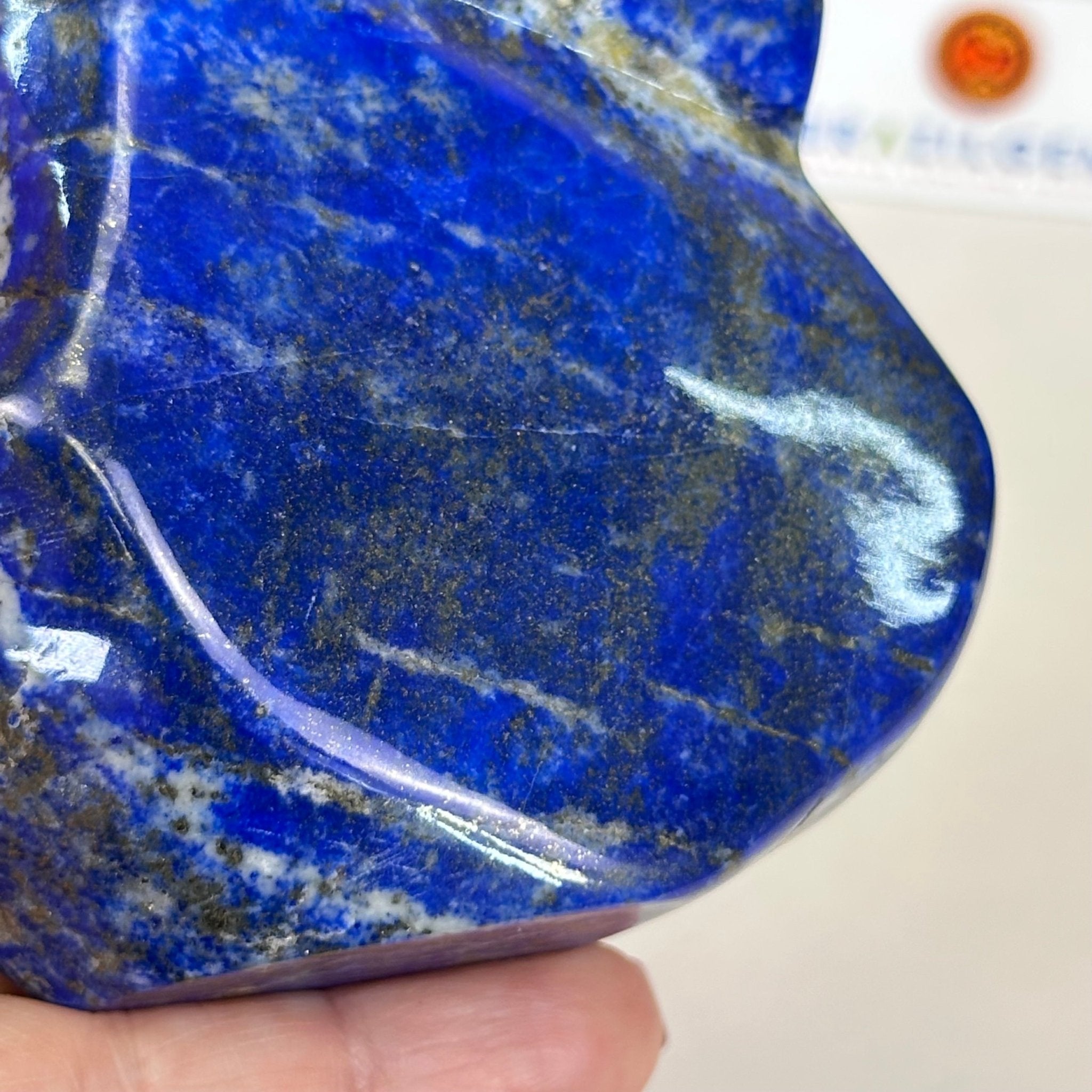 Polished Freeform Lapis Lazuli Palm Stone 3488LL - 026 - Brazil GemsBrazil GemsPolished Freeform Lapis Lazuli Palm Stone 3488LL - 026Freeform & Unique Shapes3488LL - 026