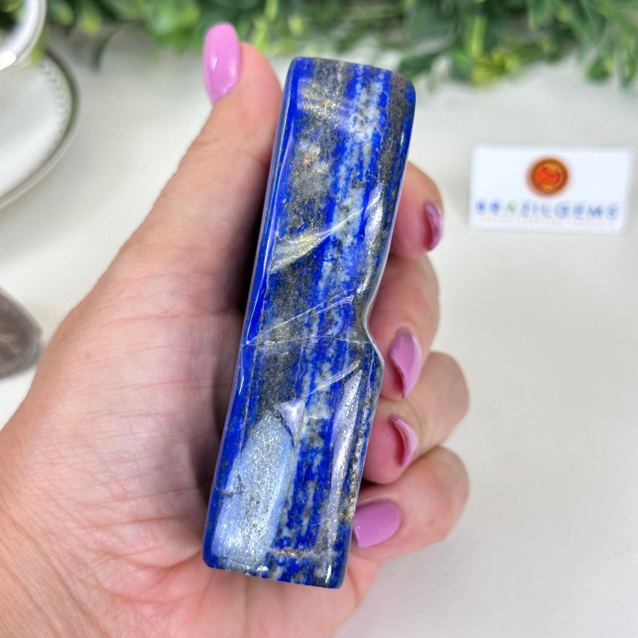 Polished Freeform Lapis Lazuli Palm Stone 3488LL - 029 - Brazil GemsBrazil GemsPolished Freeform Lapis Lazuli Palm Stone 3488LL - 029Freeform & Unique Shapes3488LL - 029