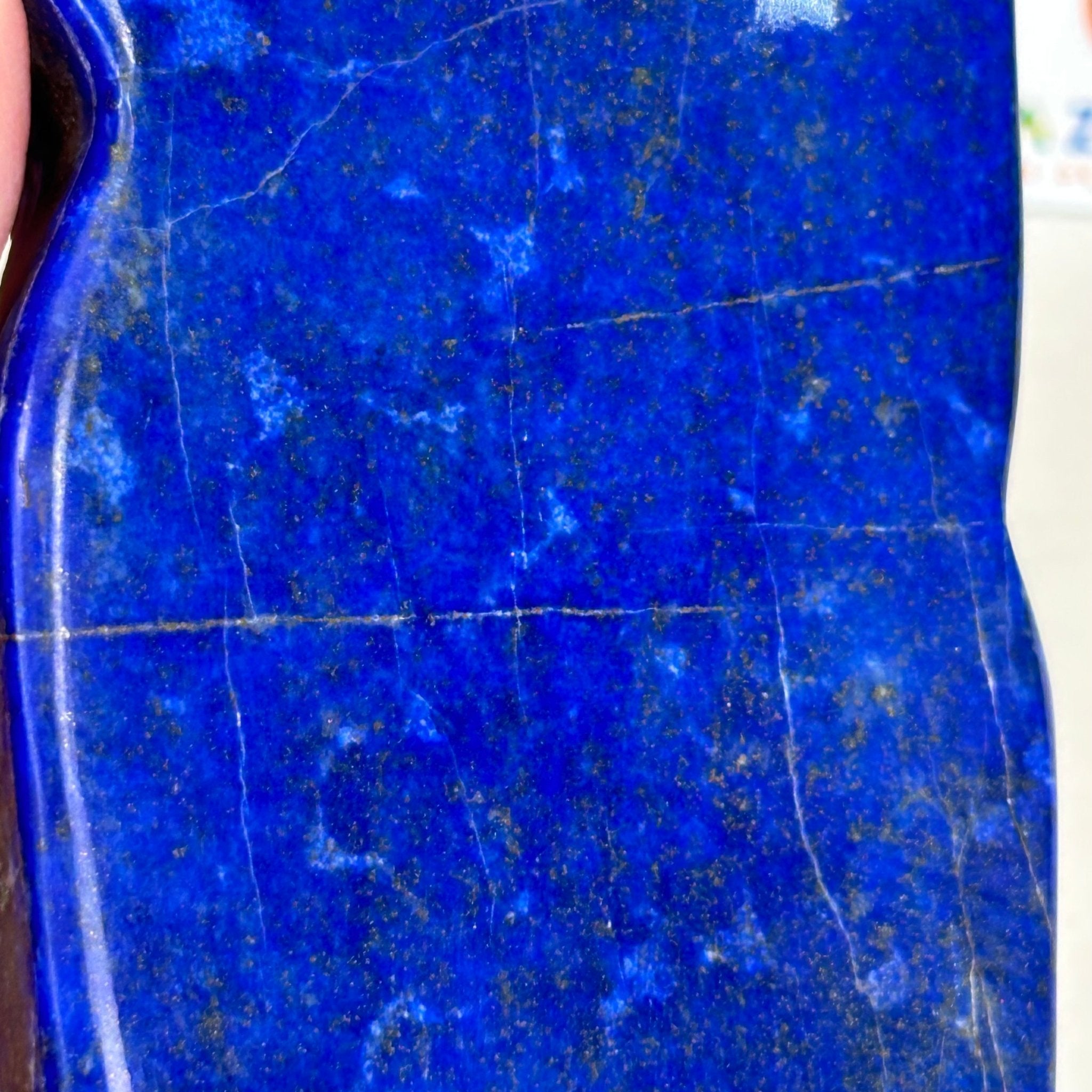 Polished Freeform Lapis Lazuli Palm Stone 3488LL - 029 - Brazil GemsBrazil GemsPolished Freeform Lapis Lazuli Palm Stone 3488LL - 029Freeform & Unique Shapes3488LL - 029