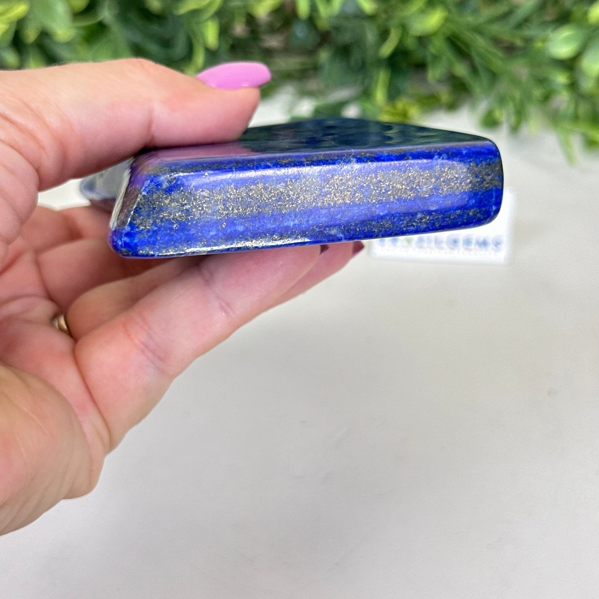 Polished Freeform Lapis Lazuli Palm Stone 3488LL - 030 - Brazil GemsBrazil GemsPolished Freeform Lapis Lazuli Palm Stone 3488LL - 030Freeform & Unique Shapes3488LL - 030