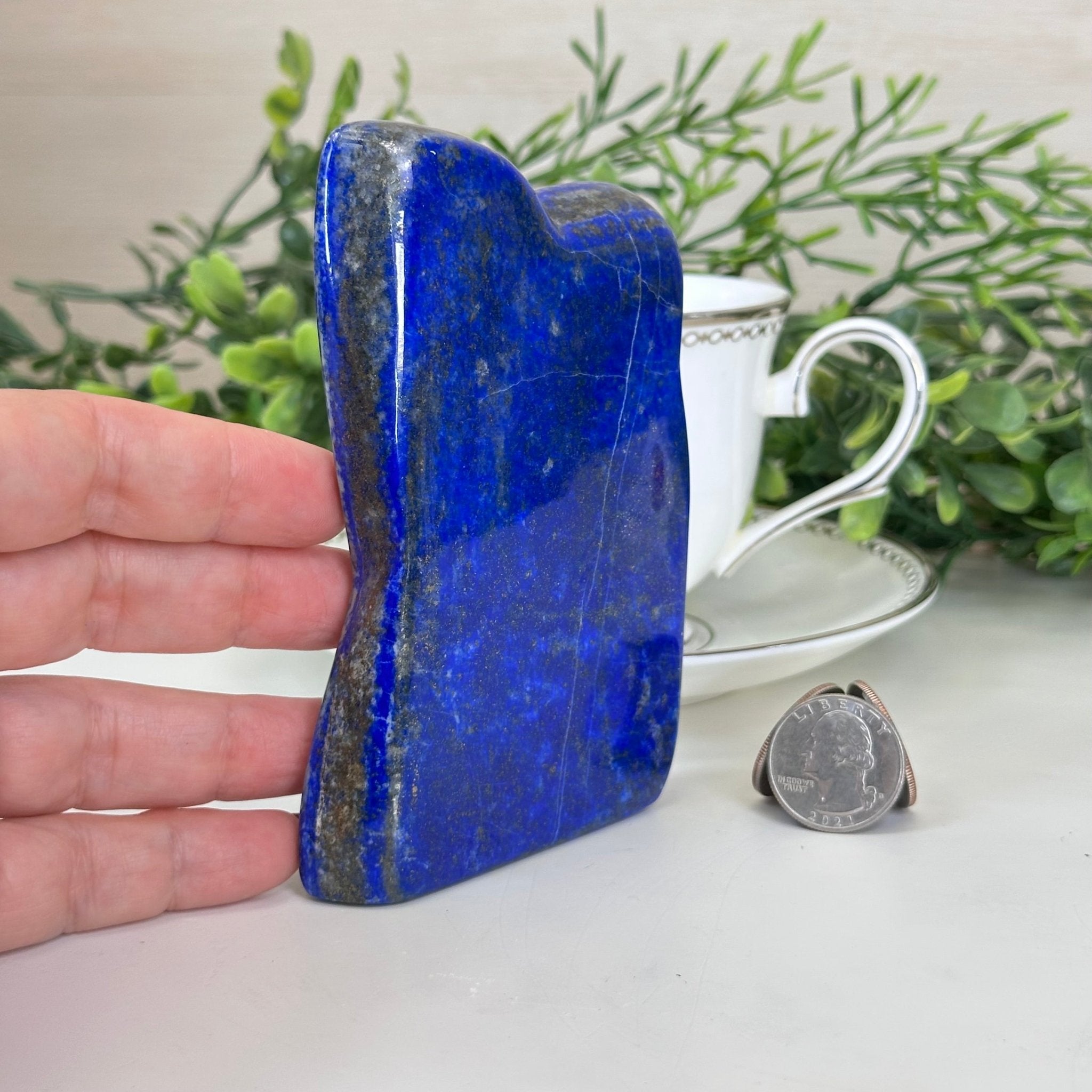 Polished Freeform Lapis Lazuli Palm Stone 3488LL - 030 - Brazil GemsBrazil GemsPolished Freeform Lapis Lazuli Palm Stone 3488LL - 030Freeform & Unique Shapes3488LL - 030